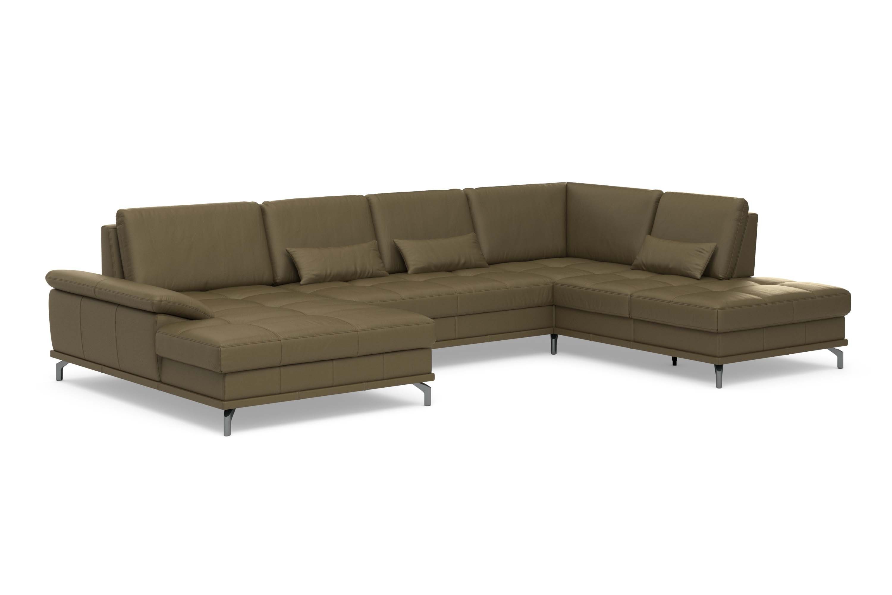 Places of Style Zithoek Costello U-vorm, met zitdiepteverstelling, armleuningverstelling en