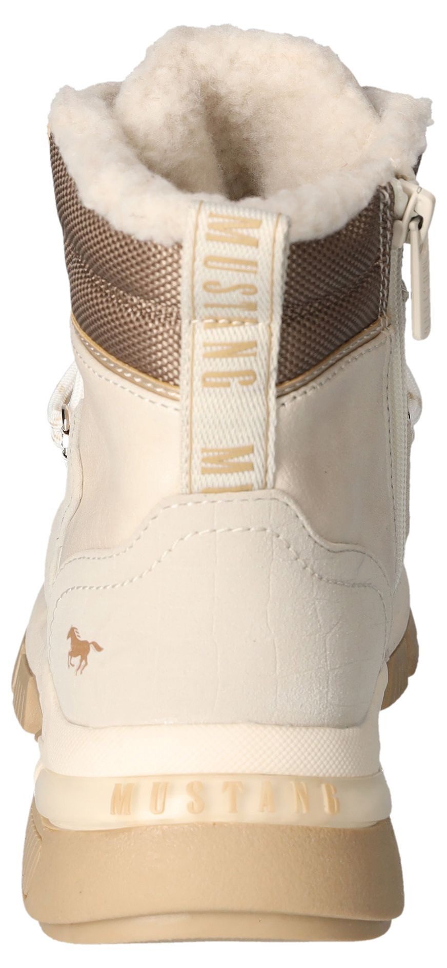 Mustang Shoes Winterlaarzen , veterschoenen, outdoorlaarzen, warme voering, met schachtkussen