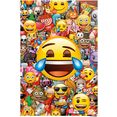 reinders! poster emoji smiley (1 stuk) multicolor