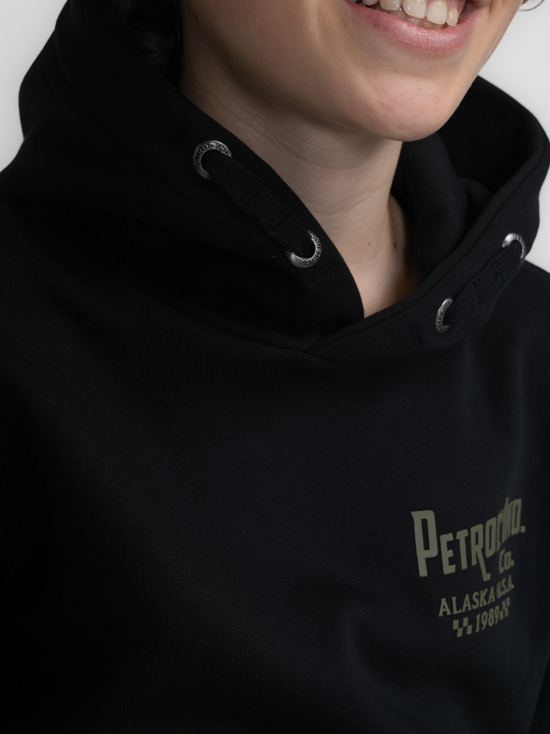 Petrol Industries Hoodie met print op de borst