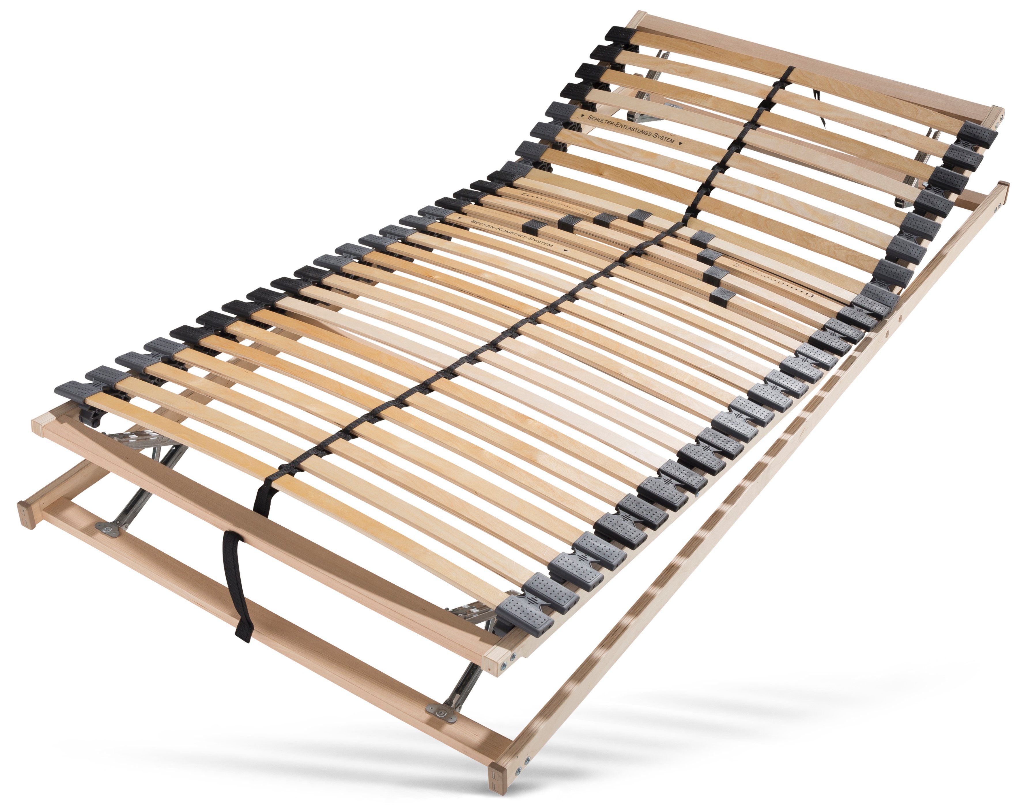 my home Lattenbodem Lennard 90x200, 140x200 cm en andere maten Lattenbodem voor alle matrassen, duurzaam, ergonomisch, 7-zone (1 stuk) lattenbodems