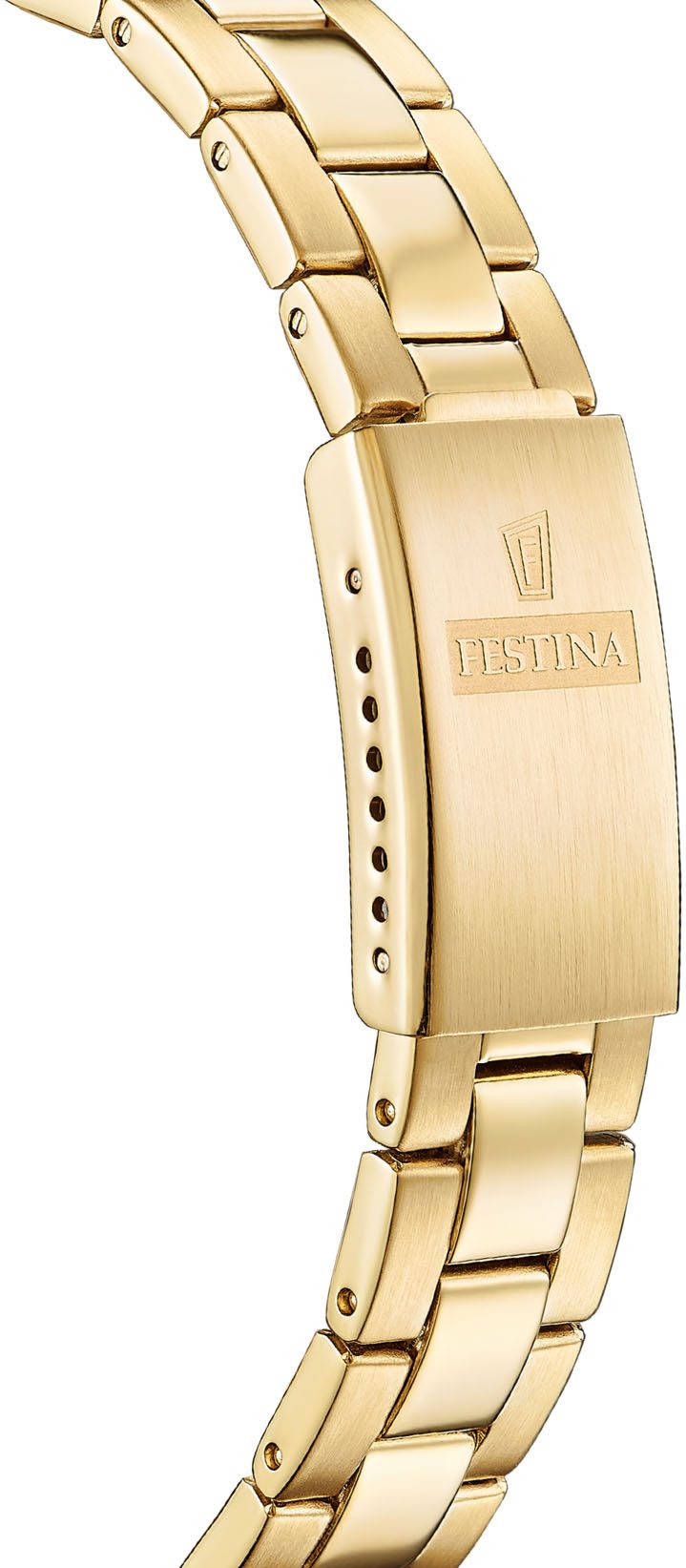 Festina Kwartshorloge Horloge, dameshorloge, Swiss Made, stalen band, analoog, dag