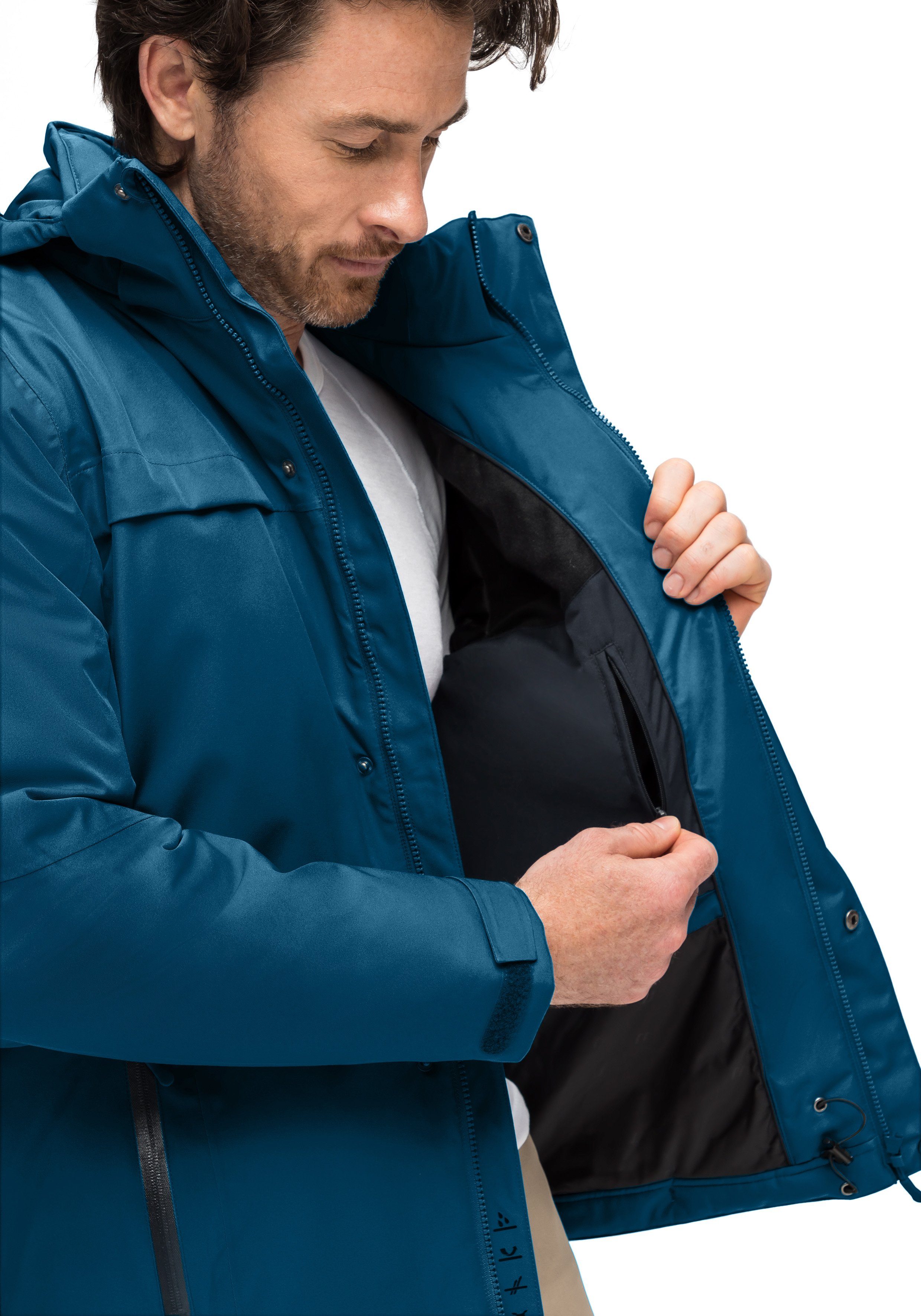 Maier Sports Functioneel jack Peyor M Heren jack, warm gewatteerde winterjack, wind/waterdicht, regular fit