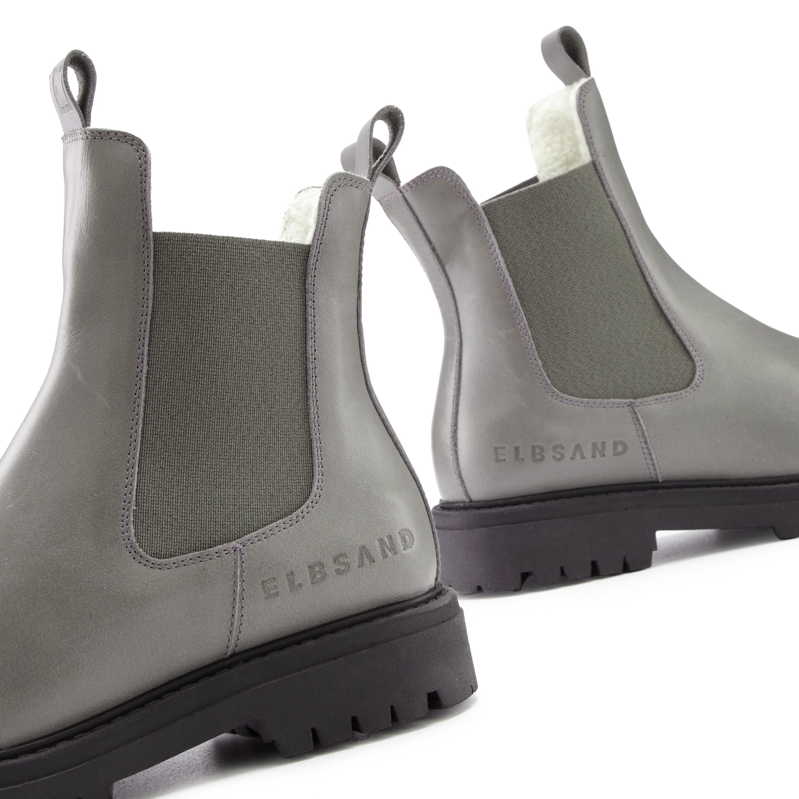 Elbsand Laarsjes Chelsea-boots Laarzen, boots, winterlaarzen, instaplaarzen van leer met warme voering