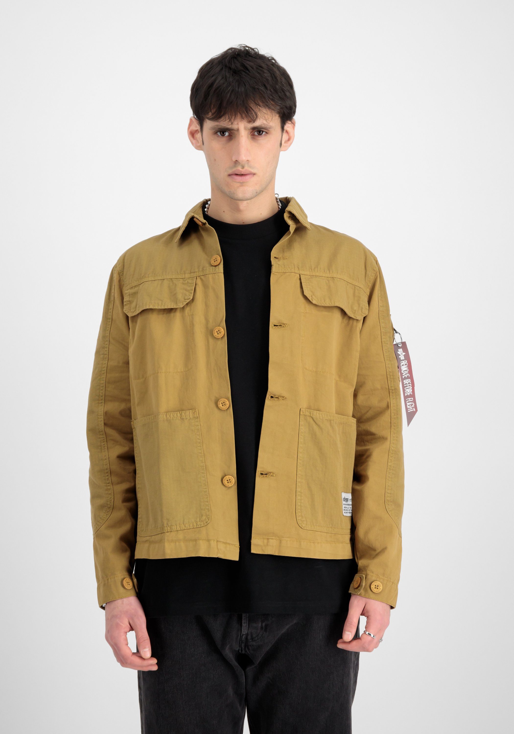 Alpha Industries Overhemdjasje ALPHA INDUSTRIES Men - Overshirts Color Block Overshirt