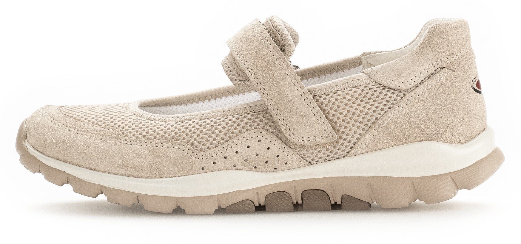 Gabor Rollingsoft Ballerina's met riempje klittenbandschoen, vrijetijdsschoen, comfortabele schoen met klittenband