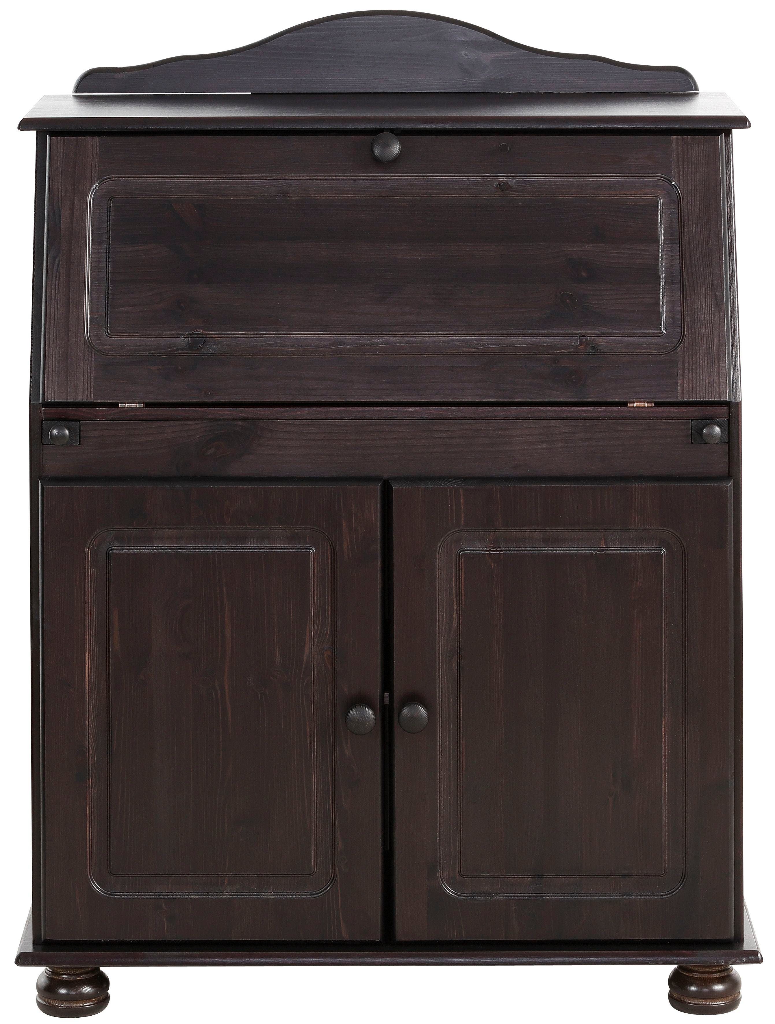 Home affaire Secretaire Mette gemaakt van massief hout, breedte 82 cm