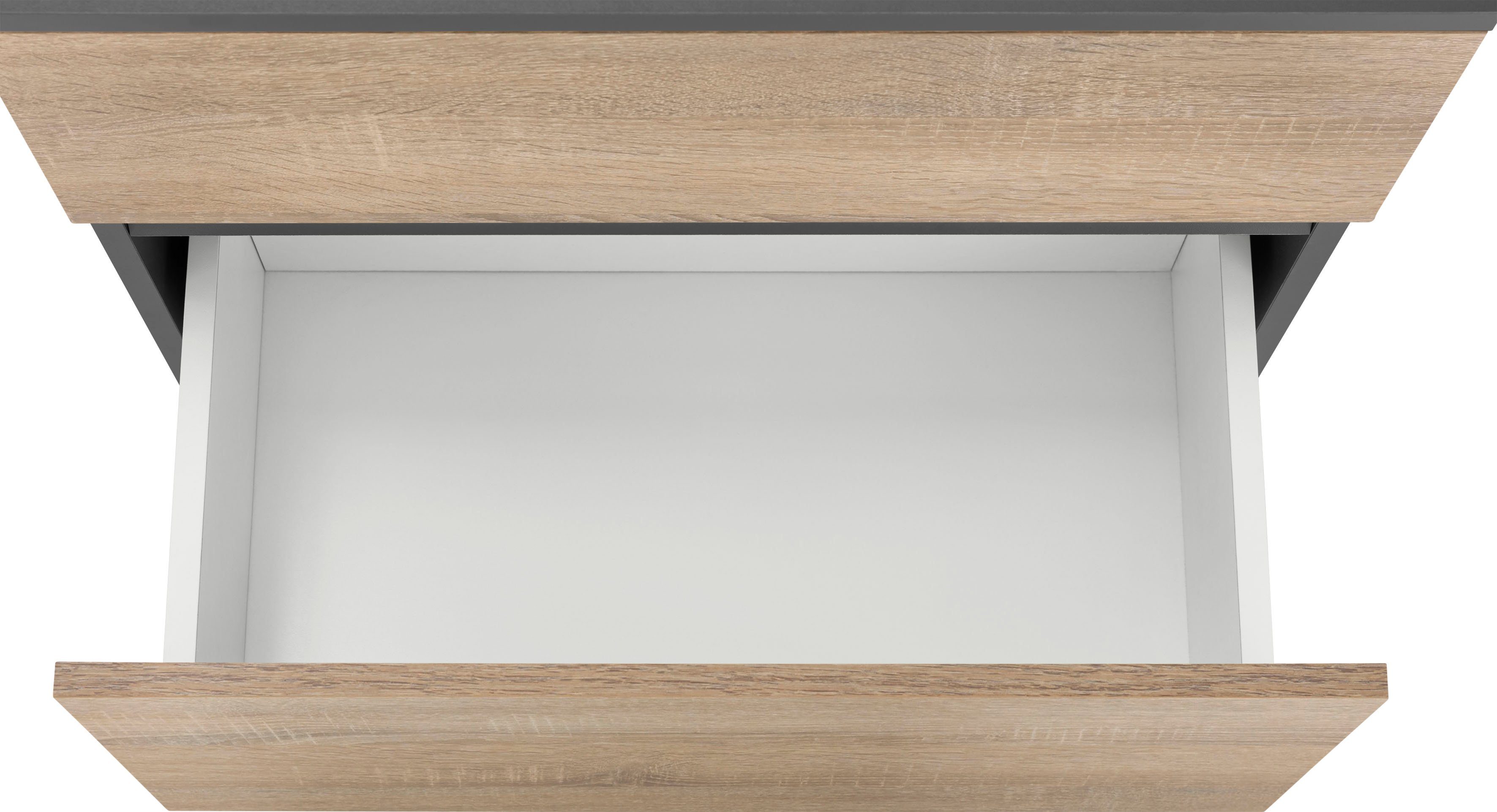 Home affaire Wastafelonderkast Wisla Sifon uitsparing, push-to-open functie, breedte 60 cm, hoogte 55 cm