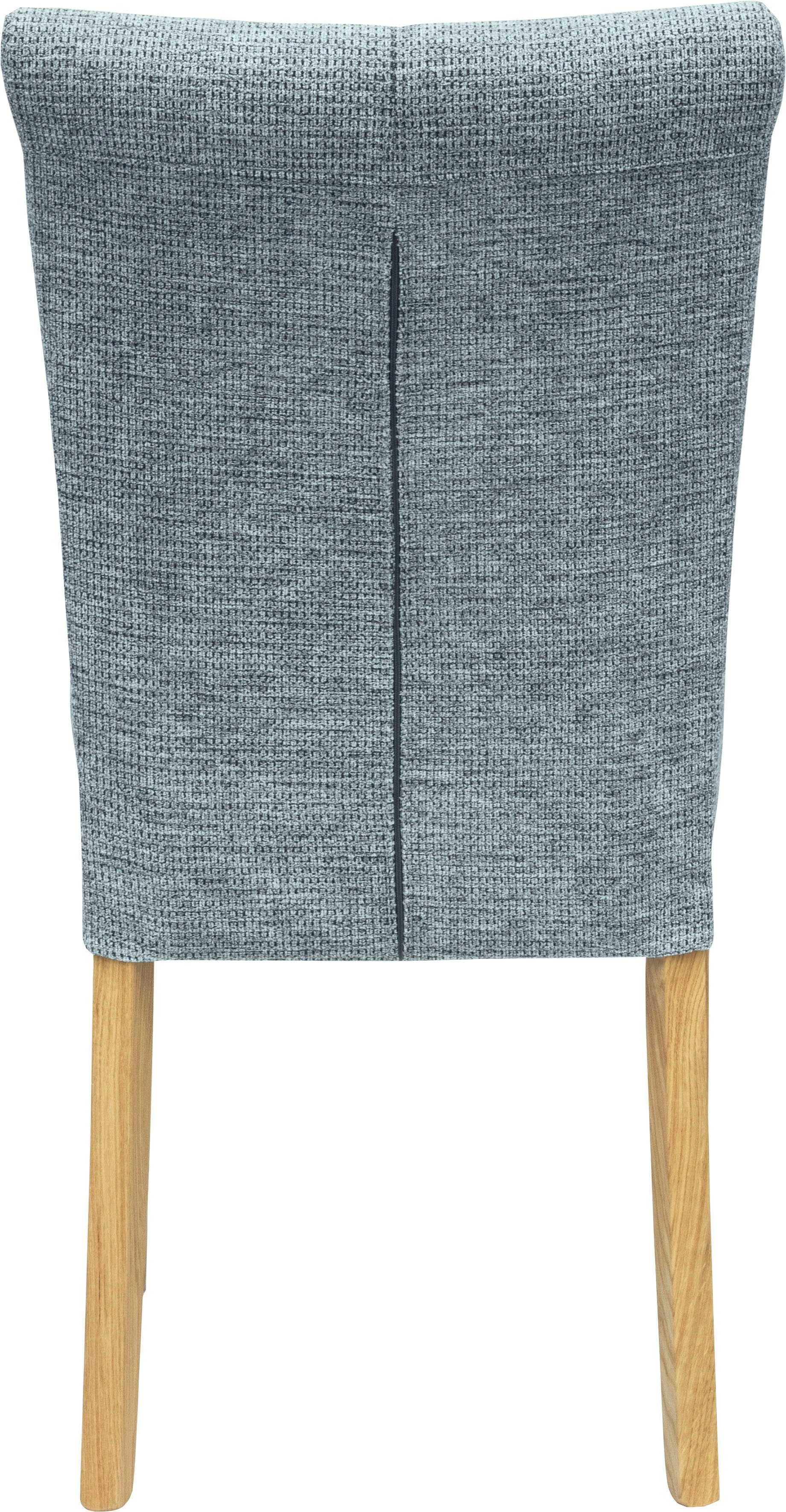 Home affaire Eetkamerstoel Queen Polsterstoel BESTSELLER verschillende type bekleding, massief houten onderstel (set)