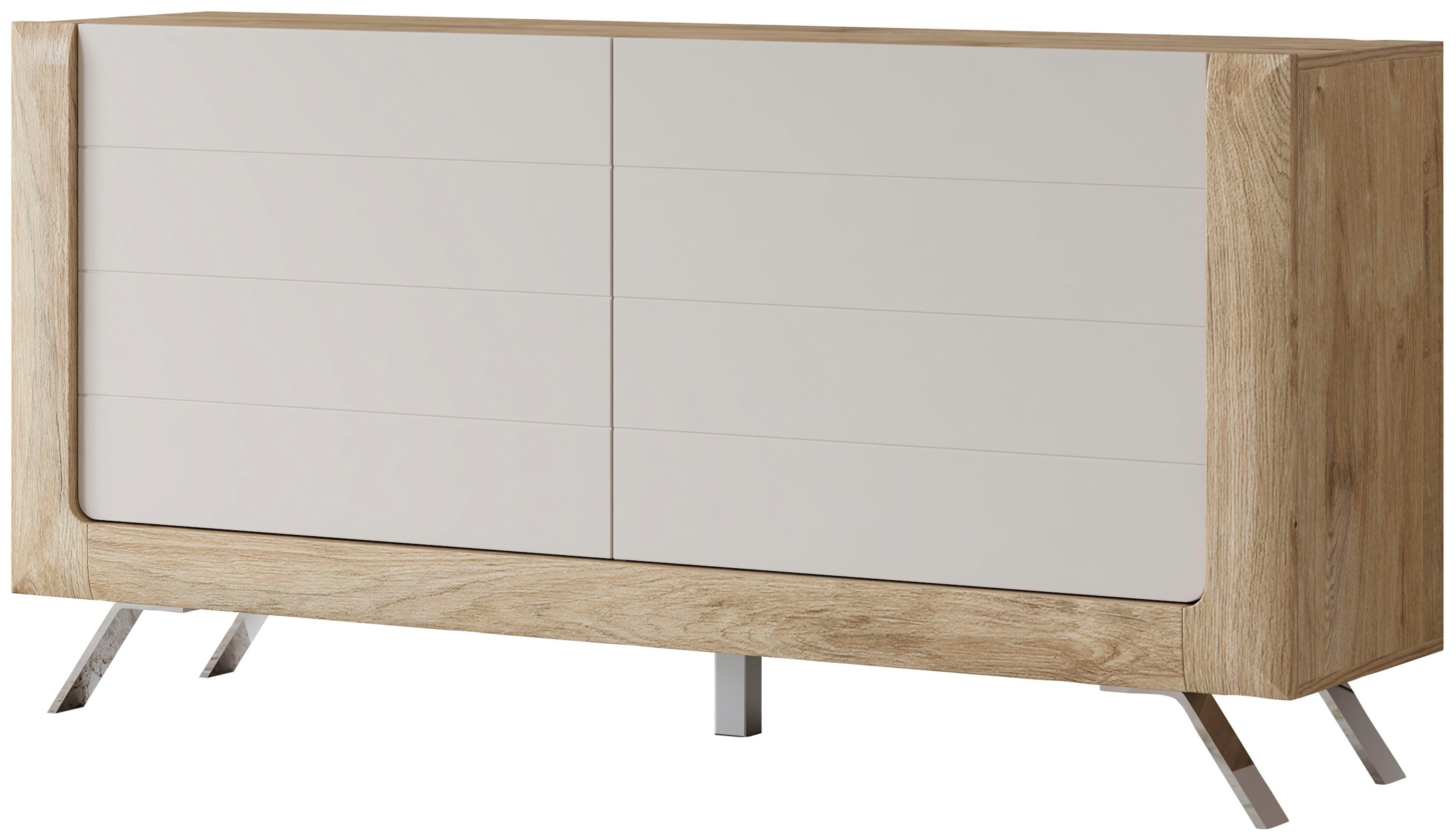 Leonique Dressoir Kasai Breedte 160,5 cm, met 2 deuren