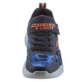 skechers kids sneakers schoen met knipperlichtje flex-glow rondler met cool knipperlichtje blauw