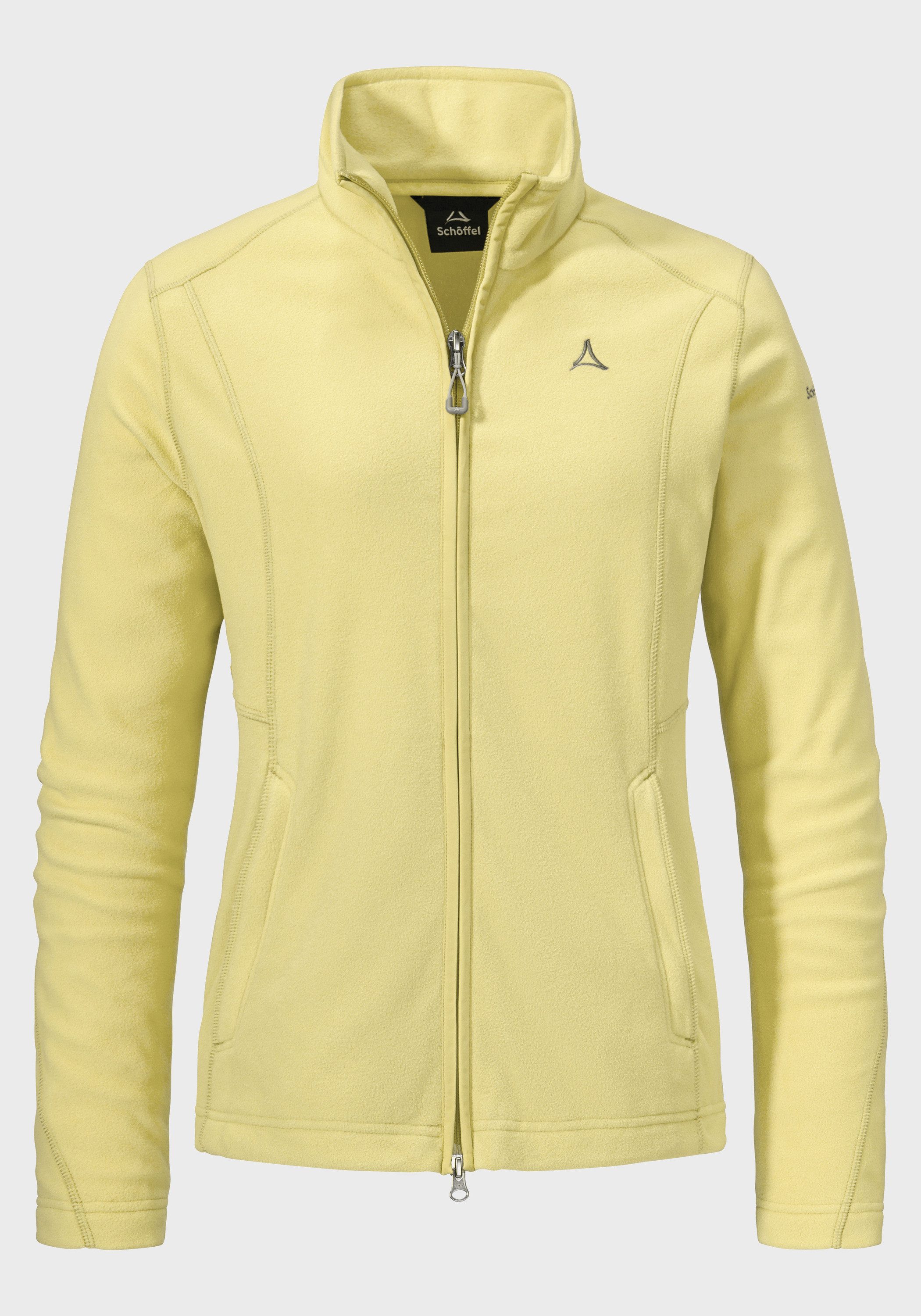 Schöffel Fleecejack Fleece Jacket Leona3 dames fleece vesten maat 42 geel