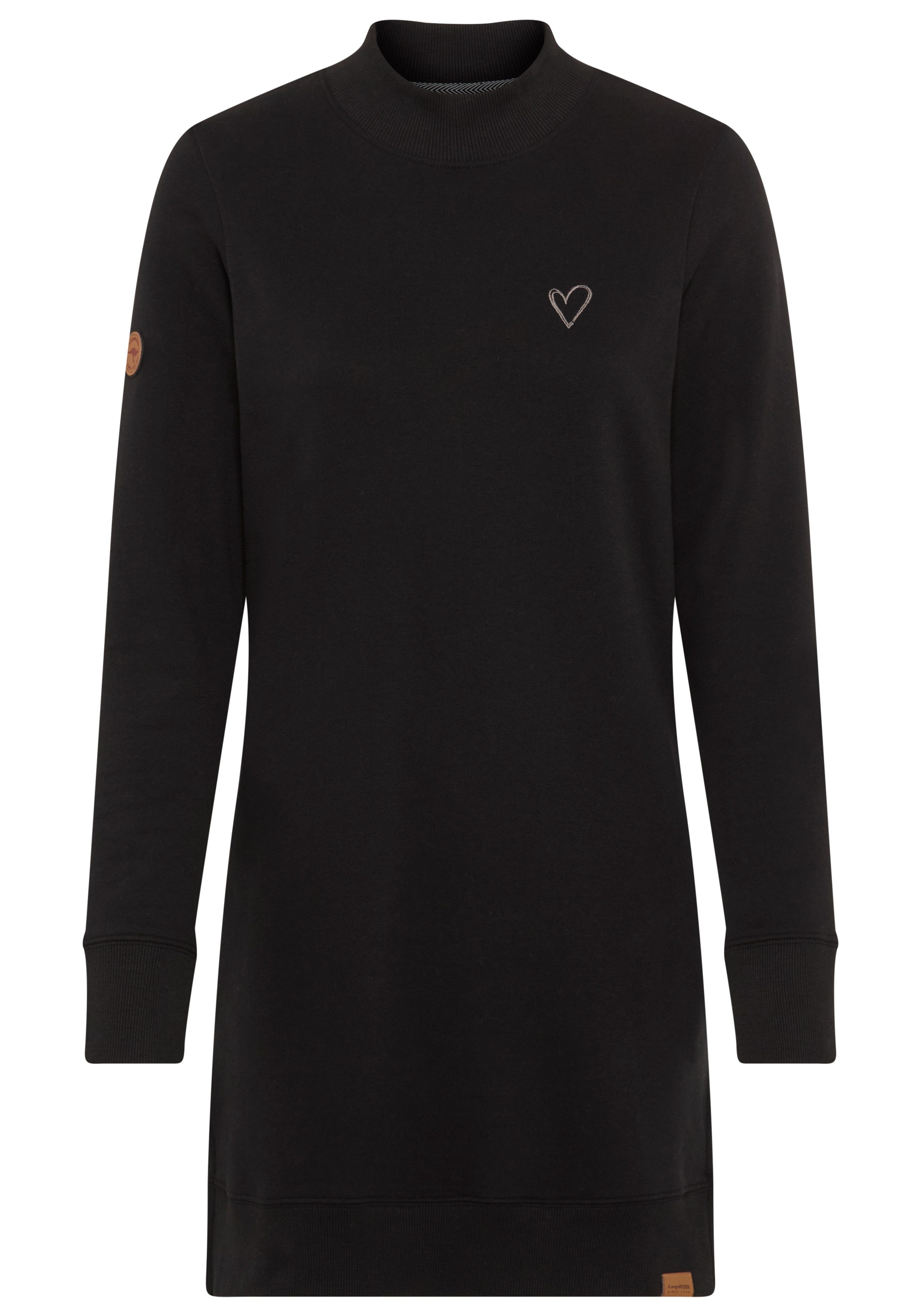 KangaROOS Lang sweatshirt met turtleneck en split aan de zoom