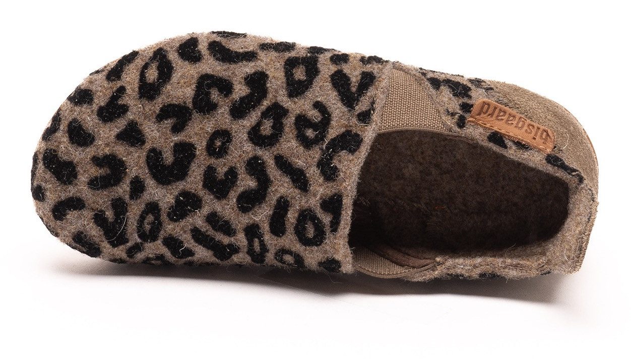 Bisgaard Pantoffels Sailor wool Peuterschoen met lamswol, maatsjabloon om te downloaden