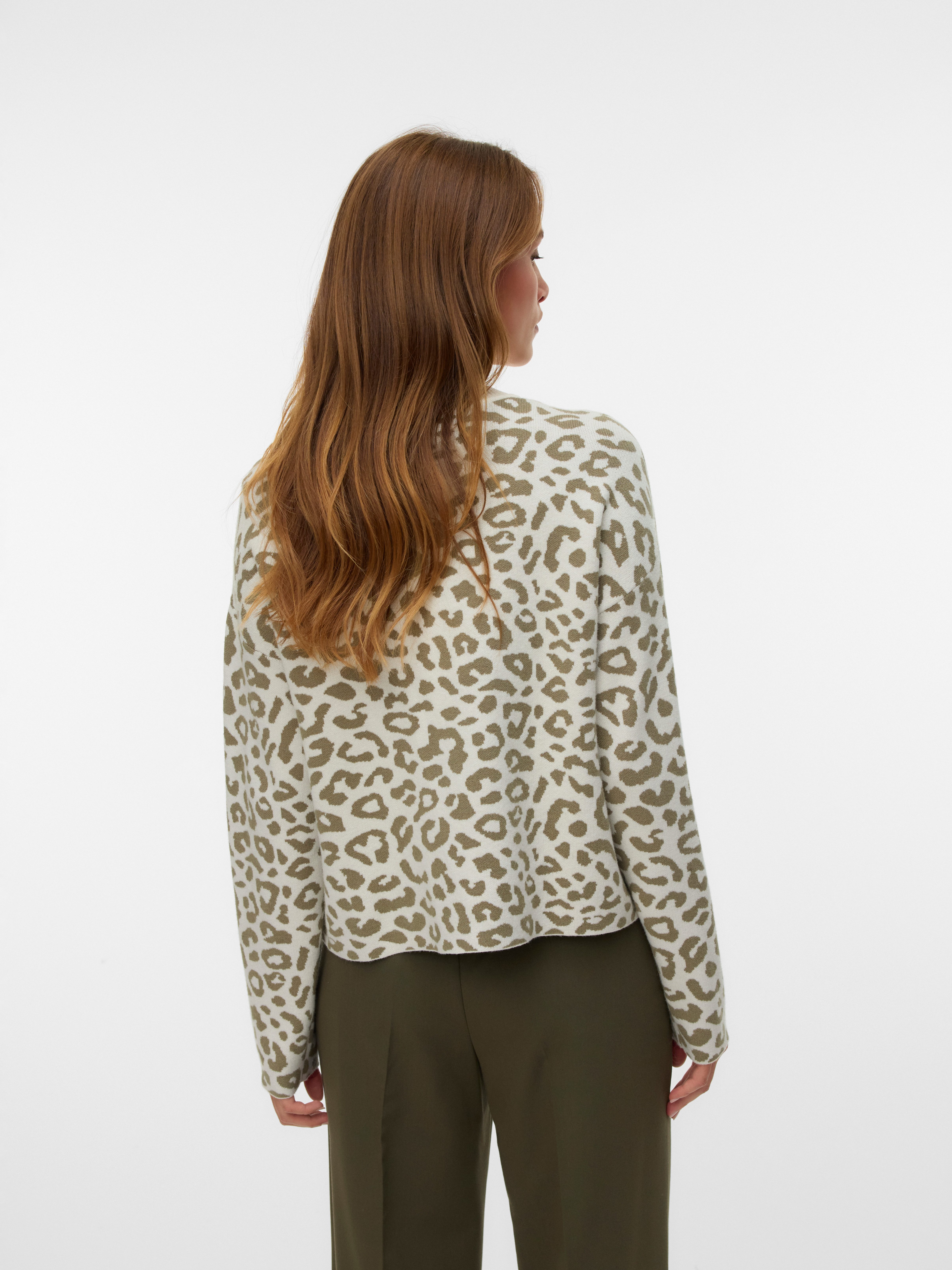 Vero Moda Gebreide trui VMTRES BIEN LS O-NECK PULLOVER