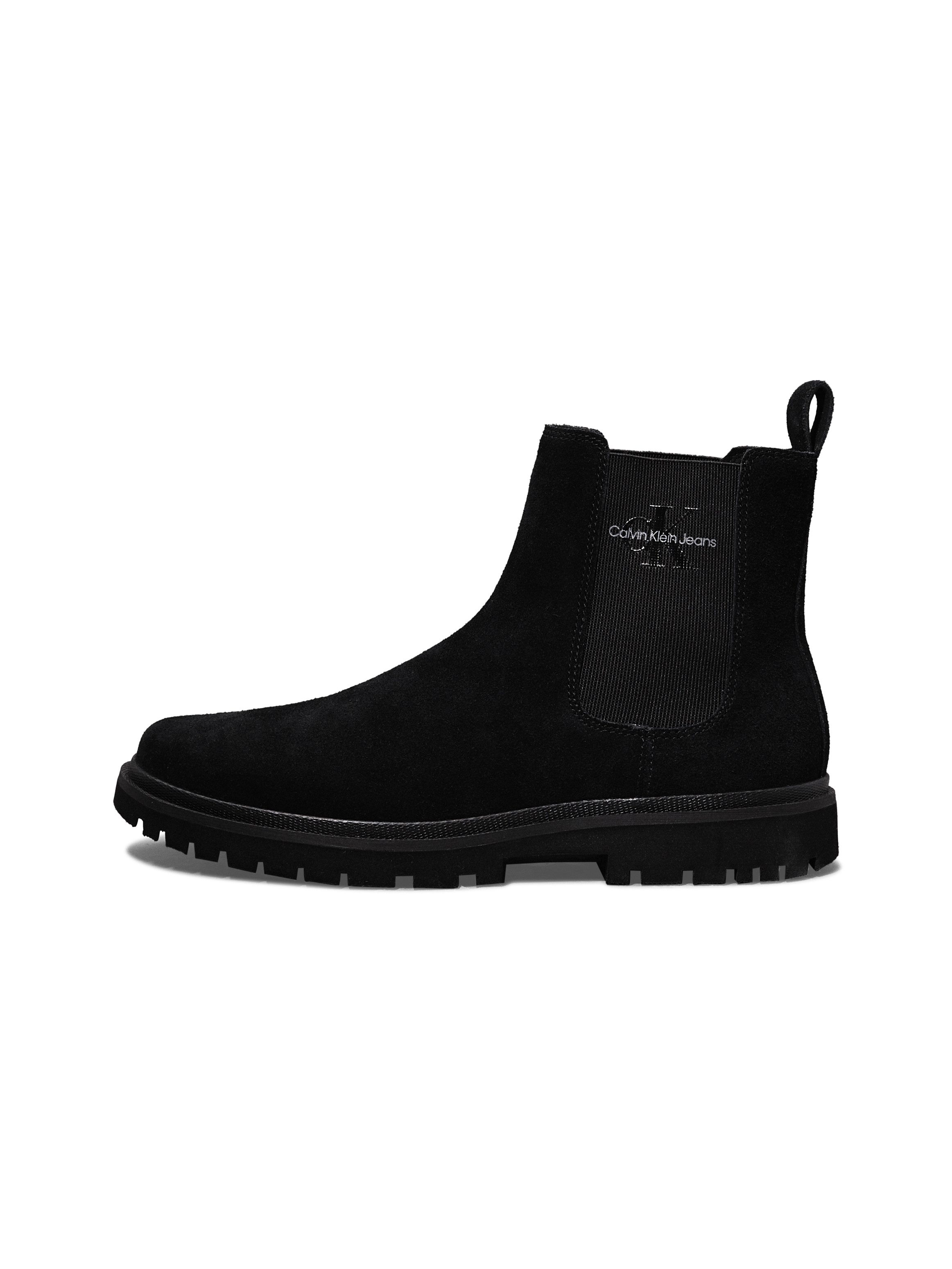 Calvin Klein Chelsea-boots EVA BOOT MID CHELSEA ICONIC DR hakken, instaplaarzen, enkellaars met zij ck-logo