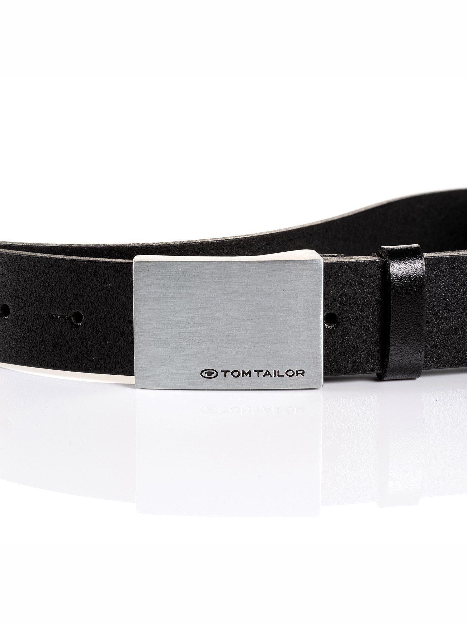 Tom Tailor Koppelriem TTBOB 3,5 cm brede herenriem, modieuze klassieker, koppelgesp (1 stuk)
