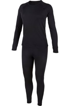 cmp thermo-onderhemd ski-ondermodeset (met thermo-onderbroek) zwart