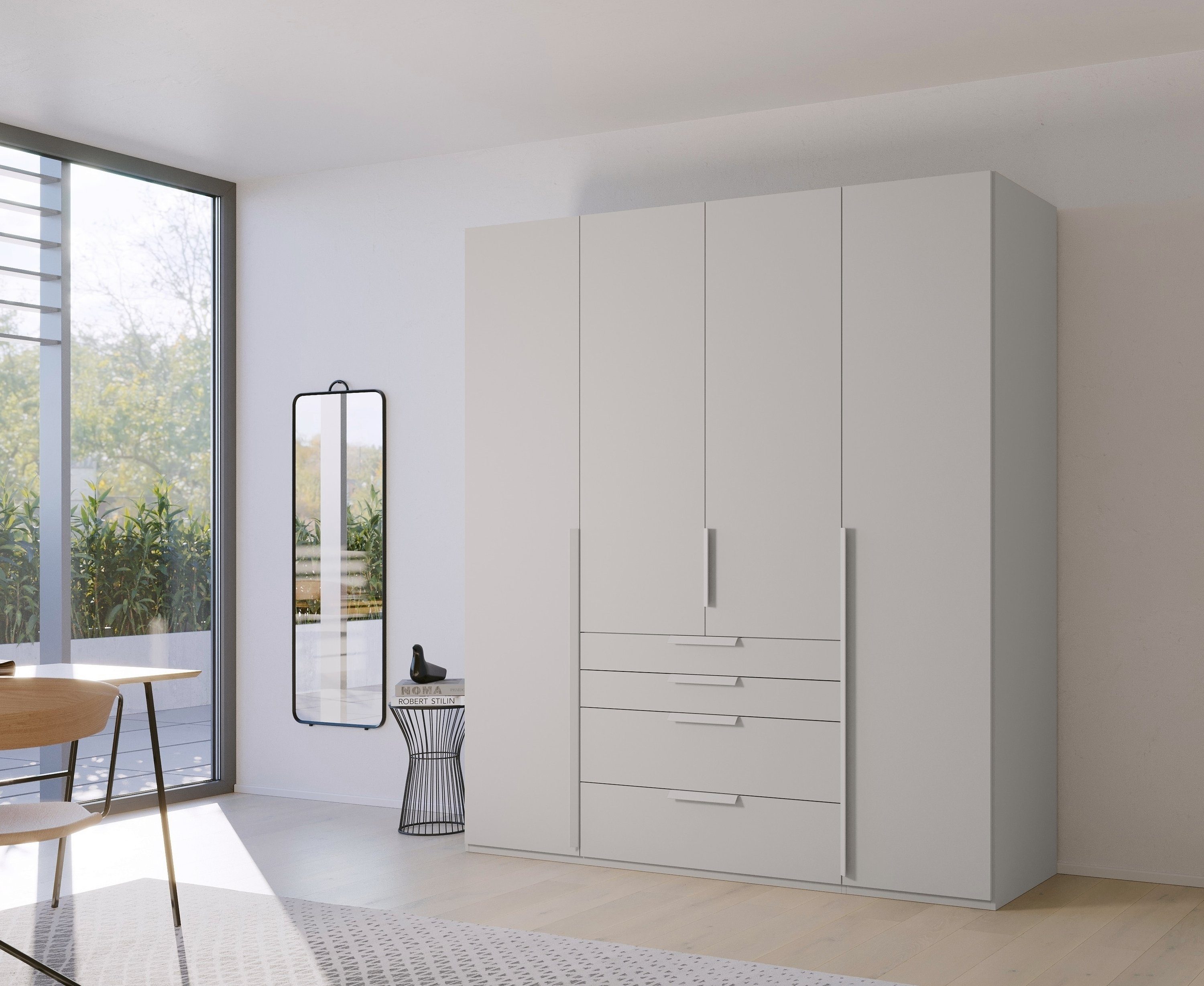 rauch Draaideurkast Purisma met laden en vele accessoires, met soft-closefunctie