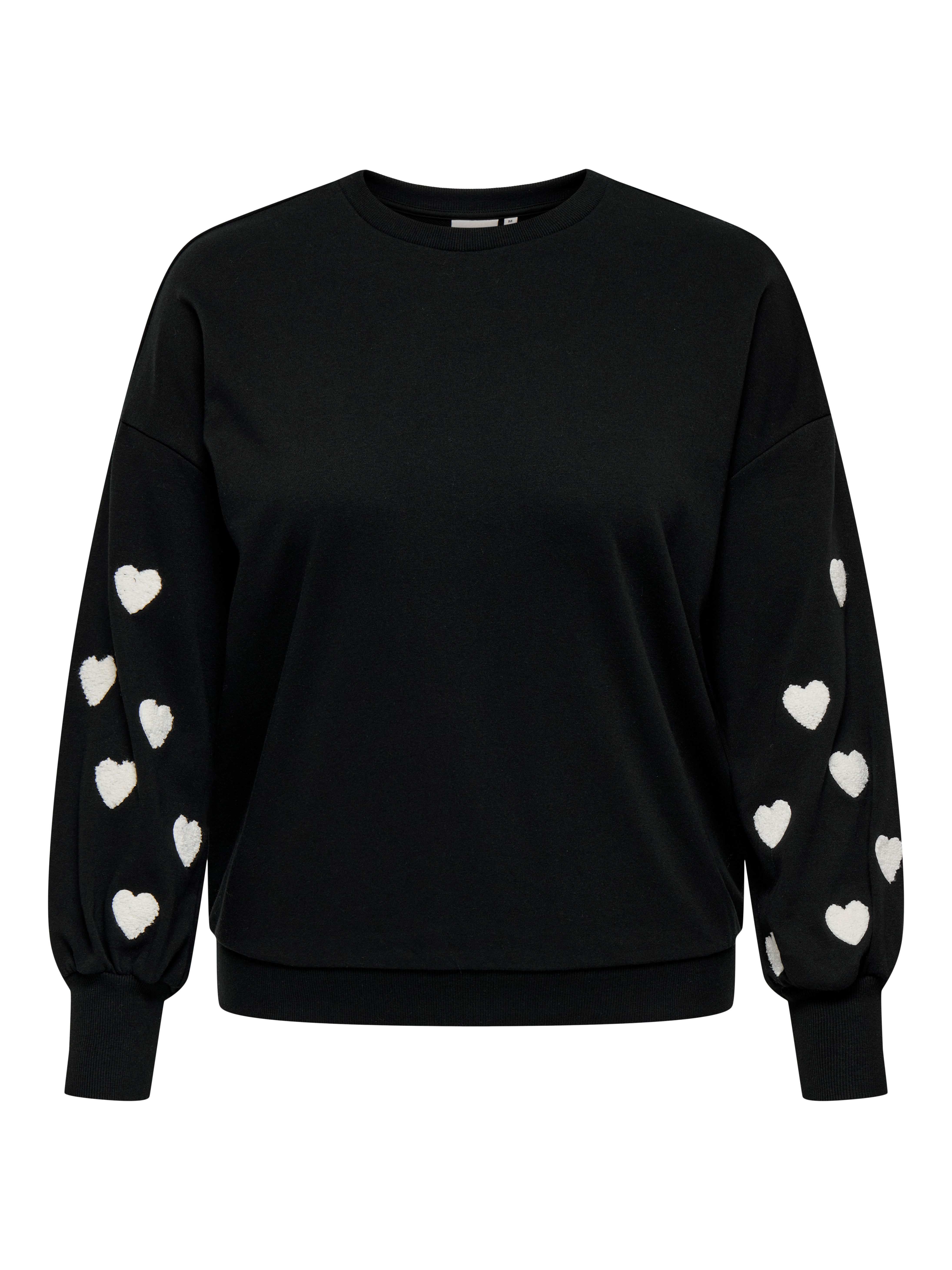 ONLY CARMAKOMA Sweatshirt CARMACY L/S O-NECK CC SWT JRS