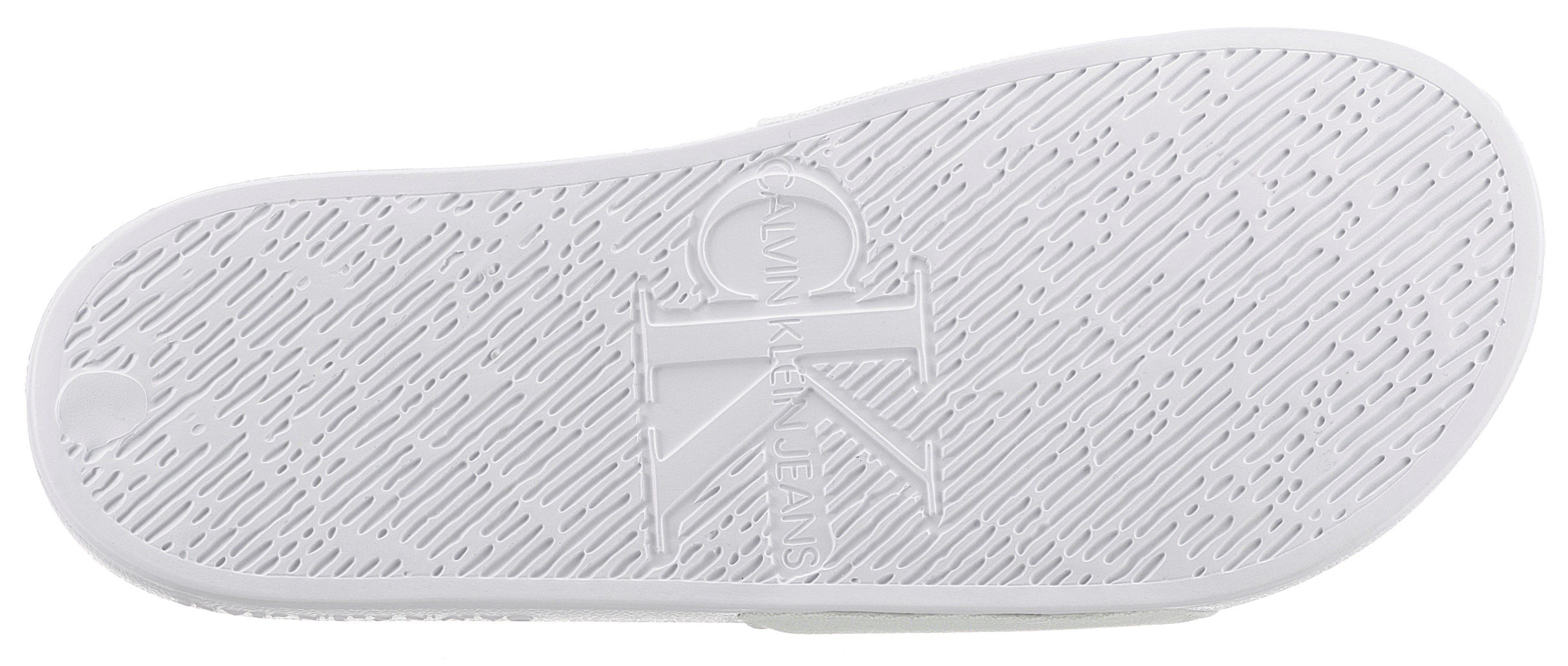 Calvin Klein Slippers FARGOS zomerschoen, slippers, badschoen, met opvallend logo, e-breedte