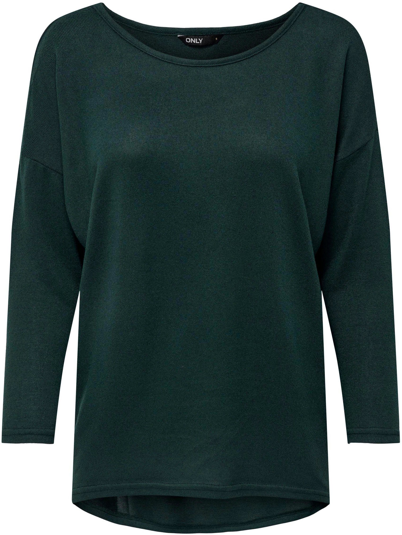 Only Shirt met 3/4 mouwen ONLELCOS 4/5 SOLID TOP