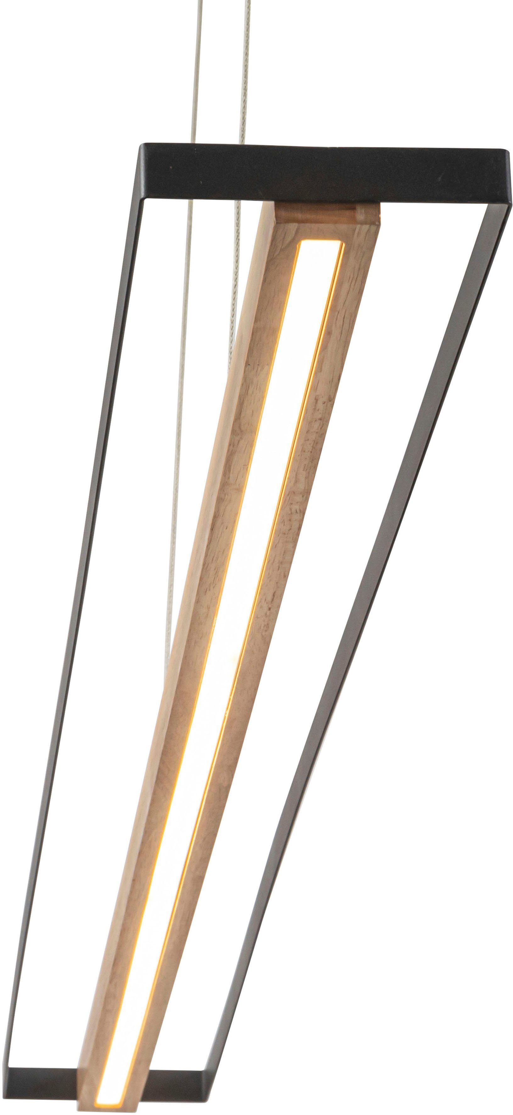 Home affaire Led-hanglamp Percht in hoogte verstelbaar, warmwit (1 stuk)
