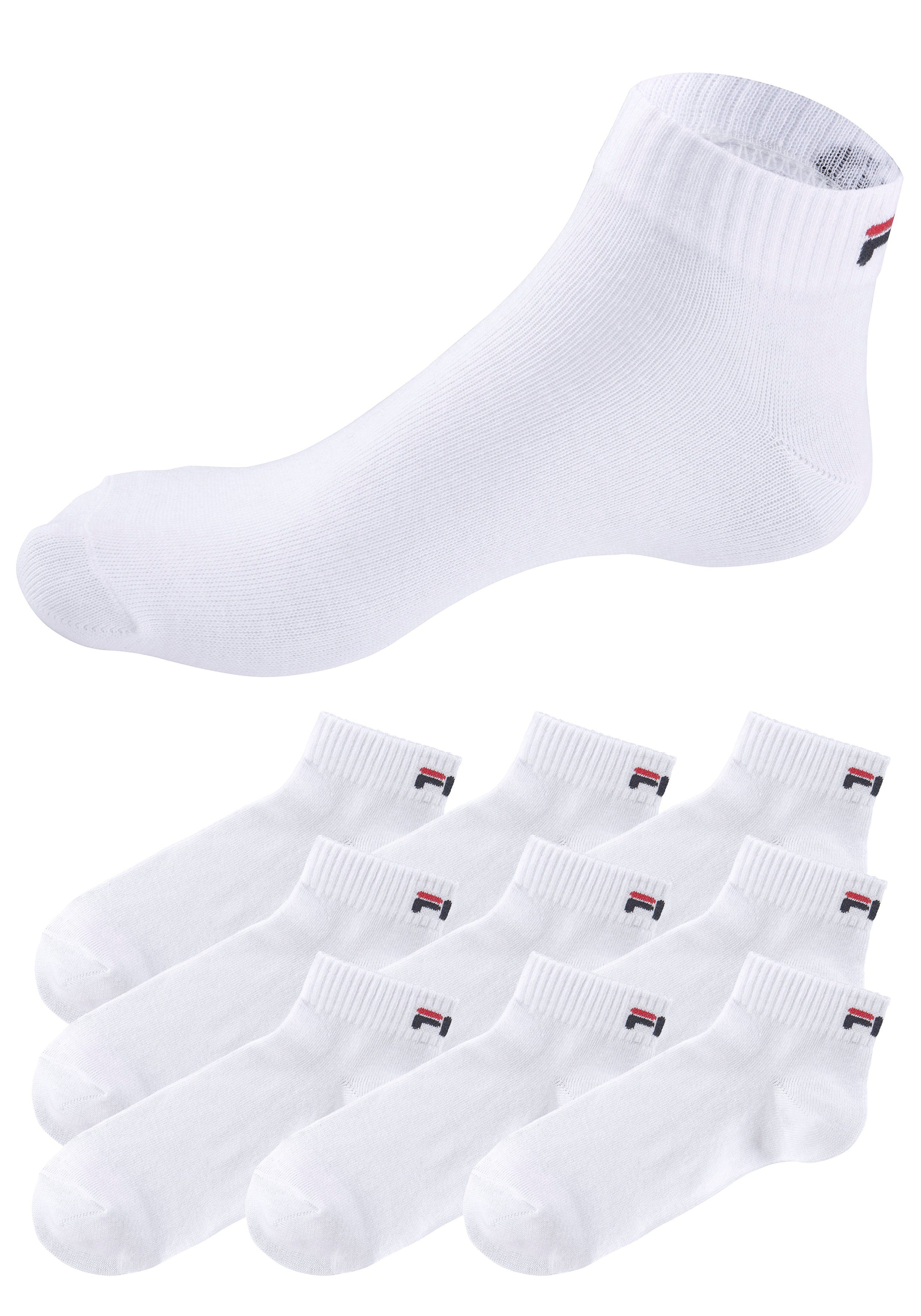 Fila Korte sokken UNISEX QUARTER PLAIN SOCKS (9 paar, Set van 9)