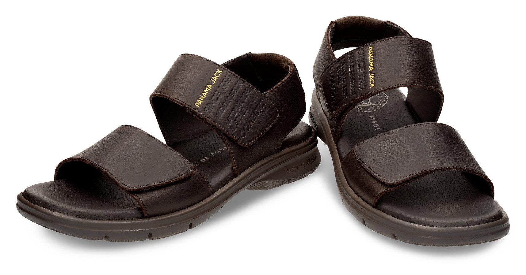 Panama Jack Sandalen Rusell Klittenbandschoen, zomerschoen, vakantieschoen met zachte leren binnenzool