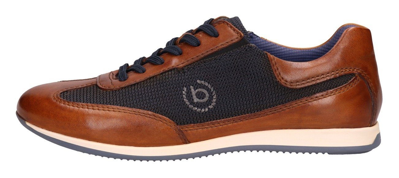 Bugatti Sneakers Veterschoen, vrijetijdsschoen in used-look in casual-chic ontwerp