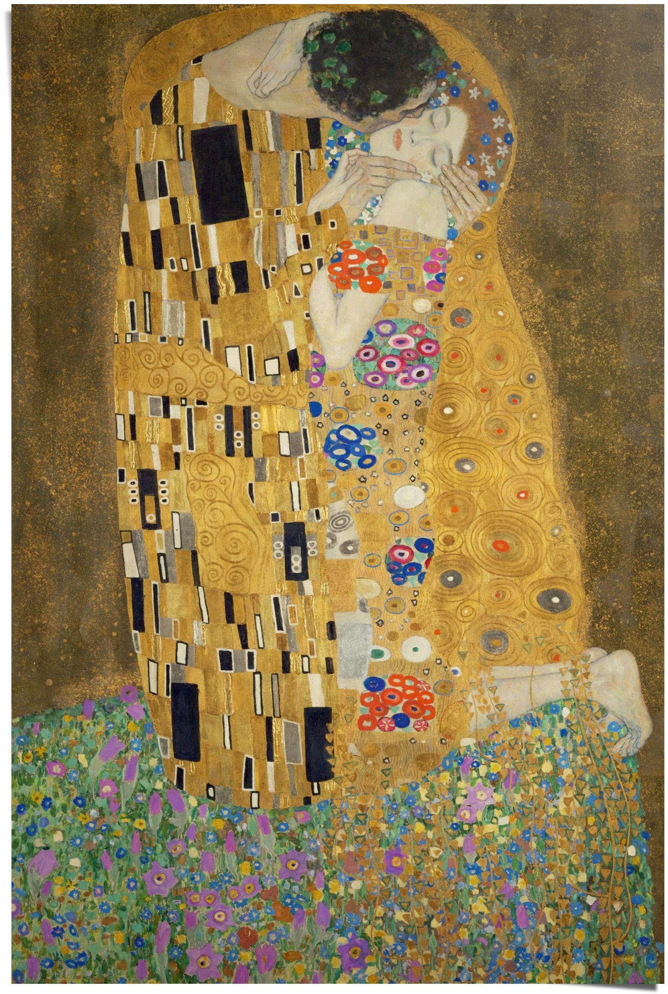 Reinders! Poster de kus Gustav Klimt