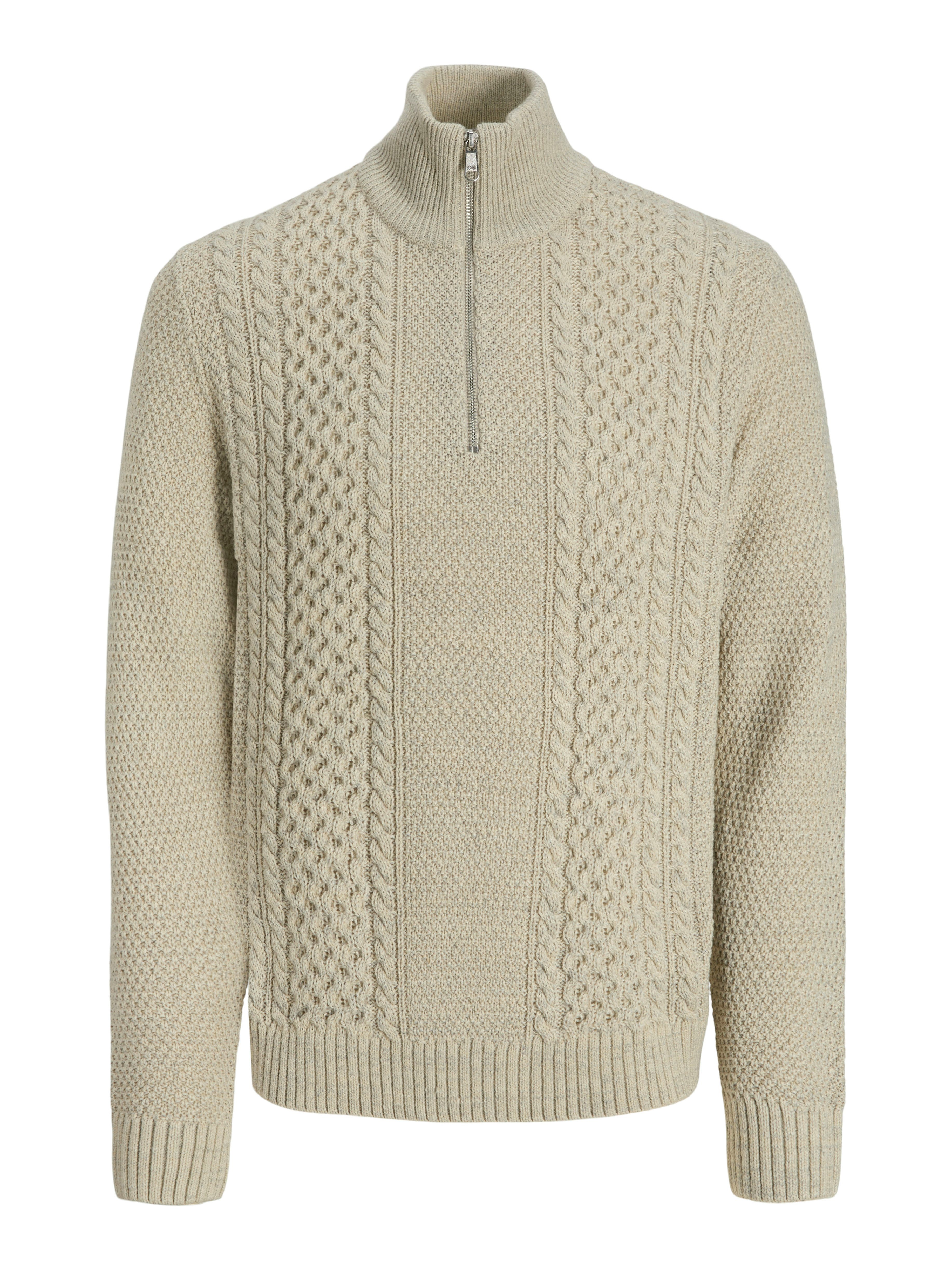 Jack & Jones Schipperstrui JJPAUL KNIT HALF ZIP