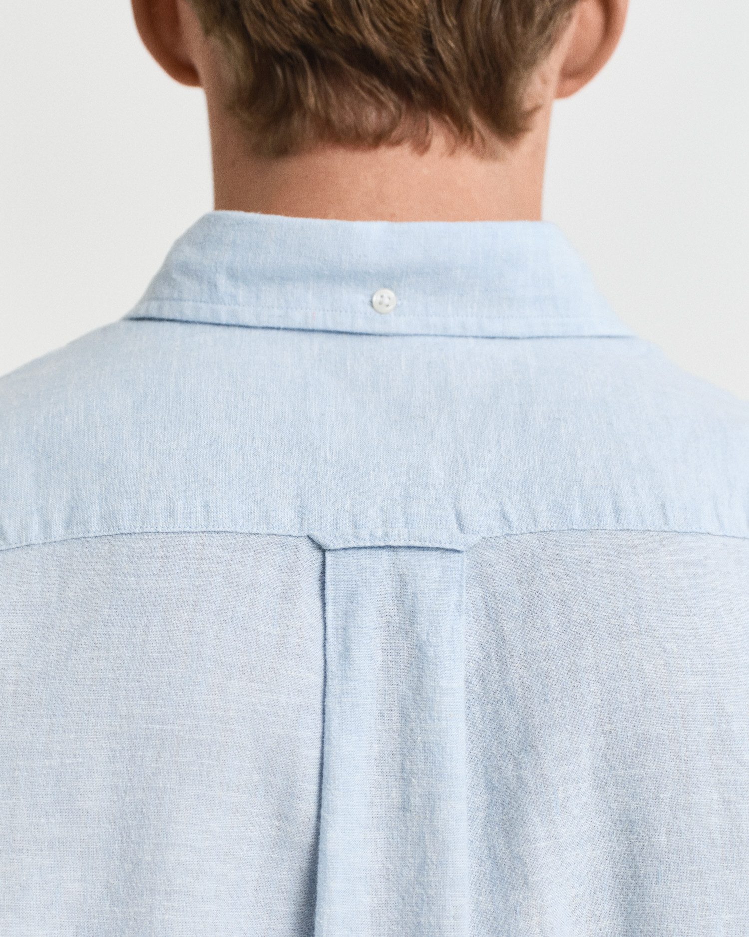 Gant Overhemd met korte mouwen REG COTTON LINEN SS SHIRT