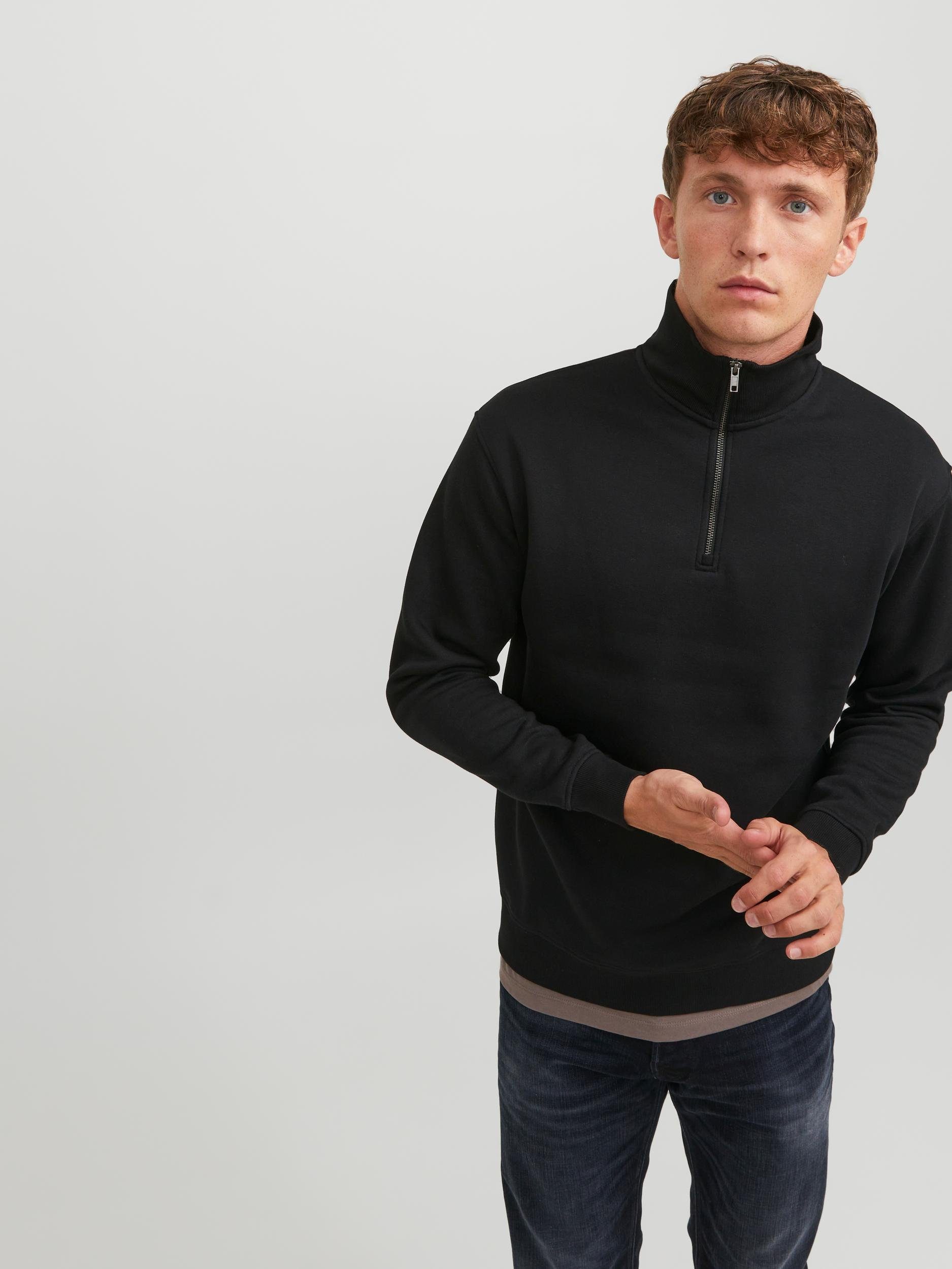 Jack & Jones Sweatshirt JJEBRADLEY SWEAT HALF ZIP NOOS