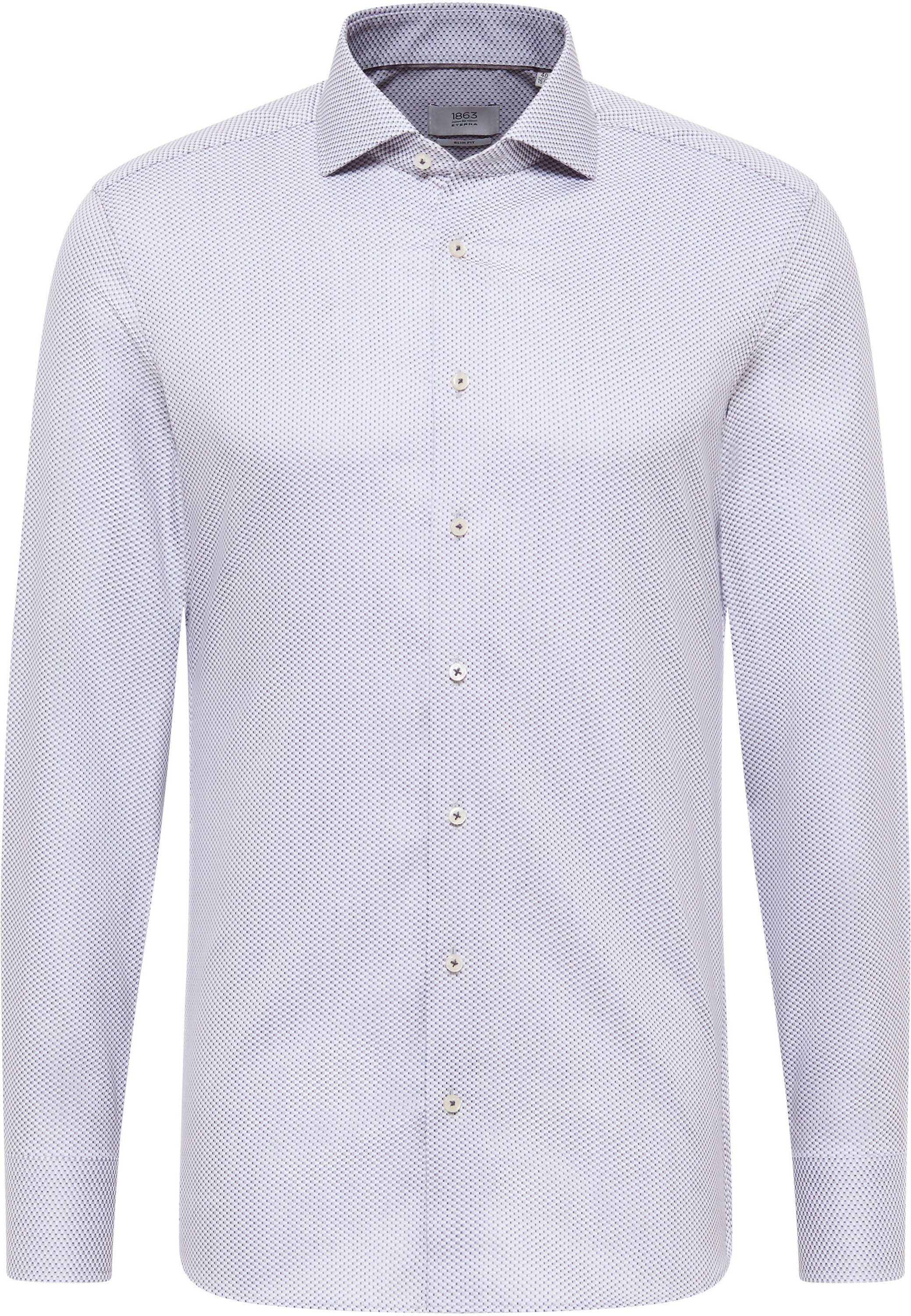 Eterna Overhemd met lange mouwen Slim fit NON IRON (strijkvrij)