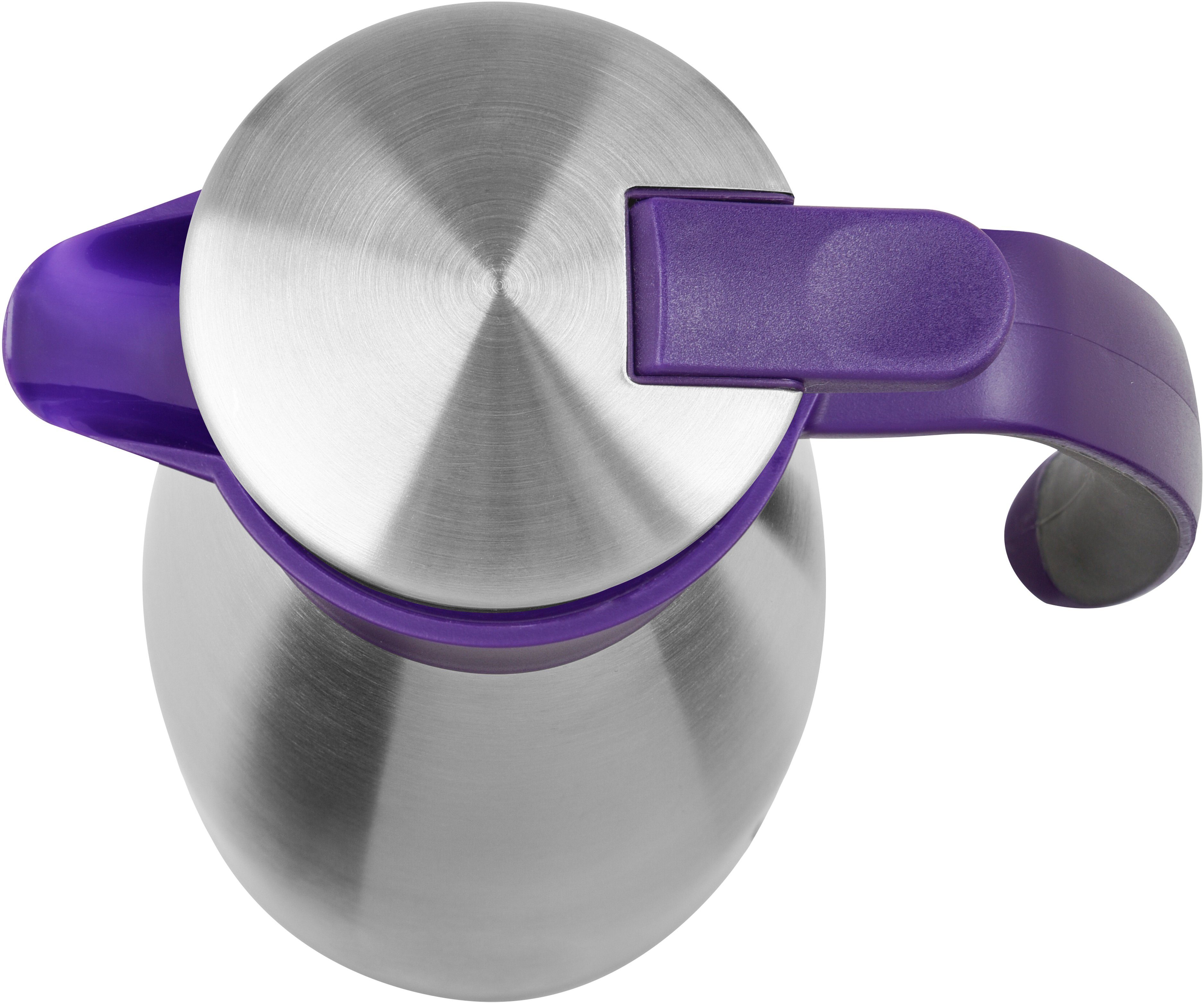 Emsa Thermoskan Soft grip Zacht grip handvat, 100% dicht, lekvrij, ruimtebesparend, roestvrij staal