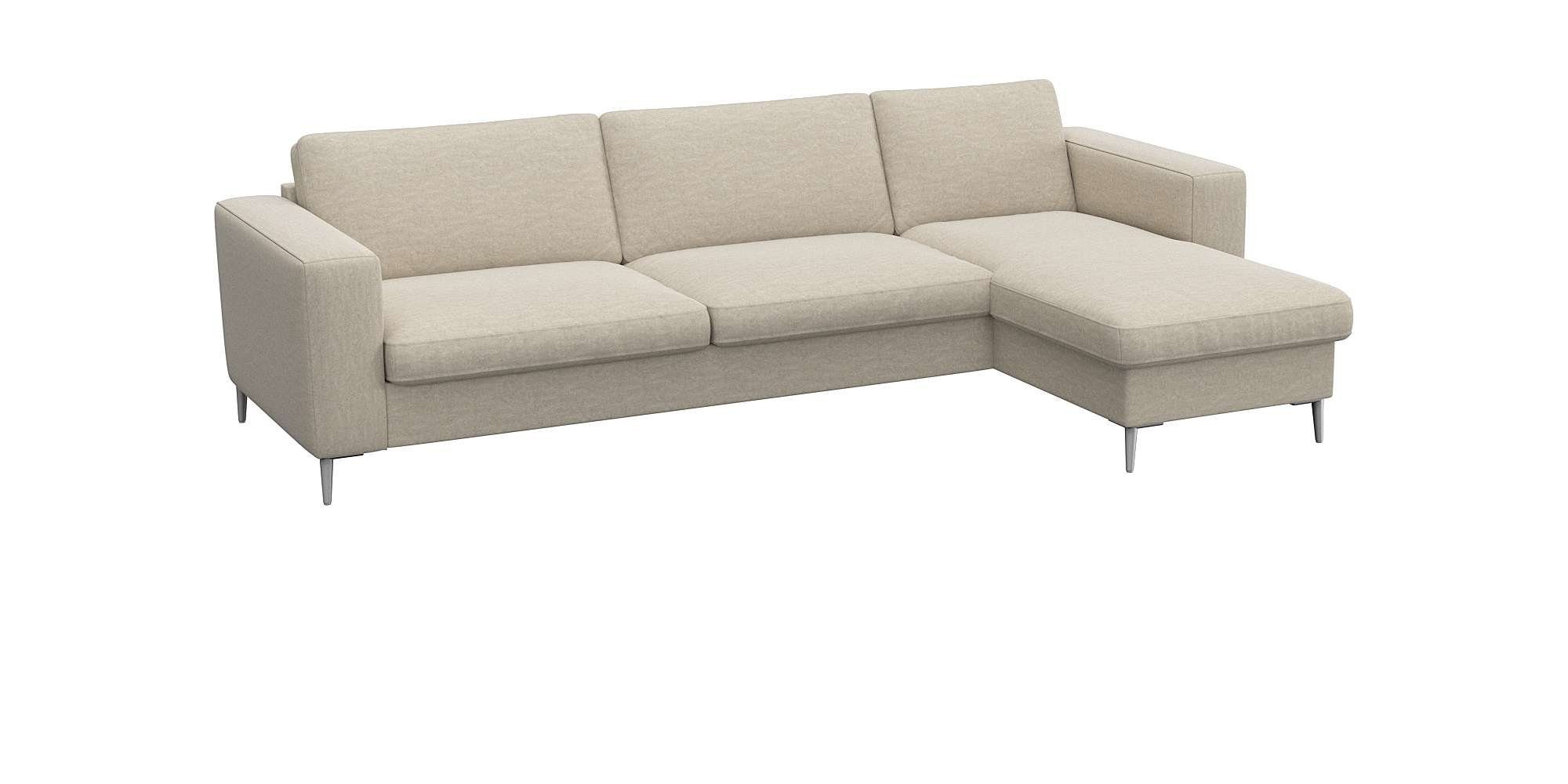FLEXLUX Hoekbank Fiore, super zitcomfort door koudschuim in de zitting, L-vorm