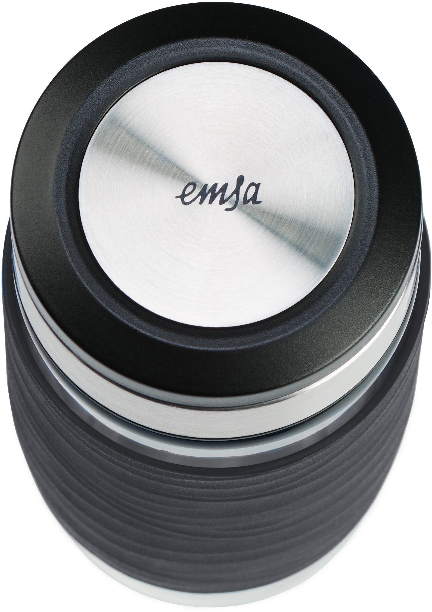 Emsa Thermosbeker Tea Mug Theekop, 400 ml, 100% dicht, 3-delig, met uitneembaar theefilter (set, 3-delig)