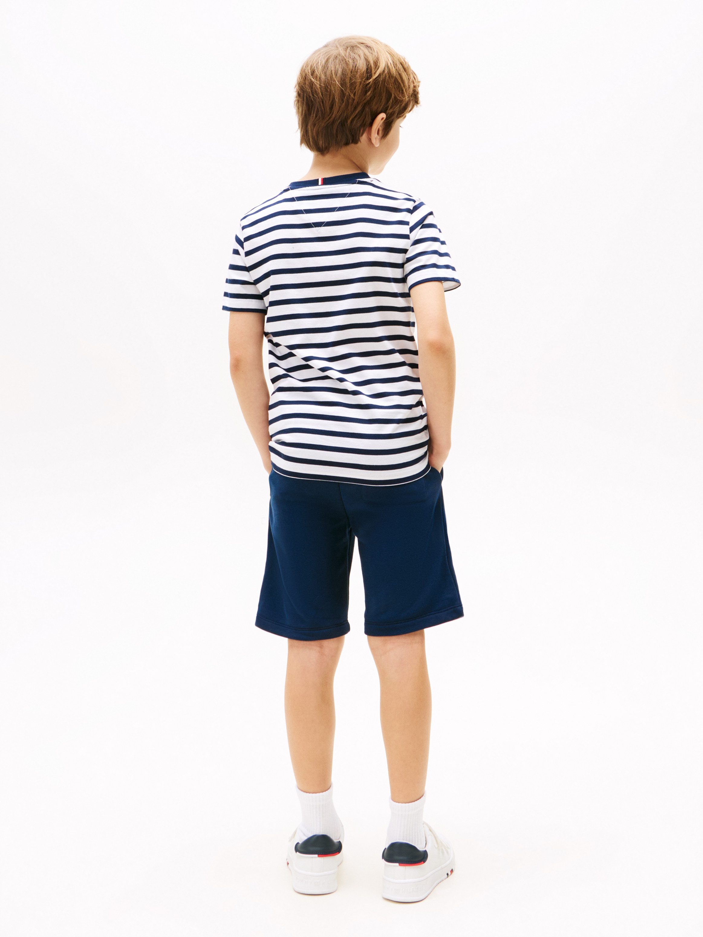 Tommy Hilfiger T-shirt short ESSENTIAL SET met een logo-opschrift (set, 2-delig, 2 stuks)