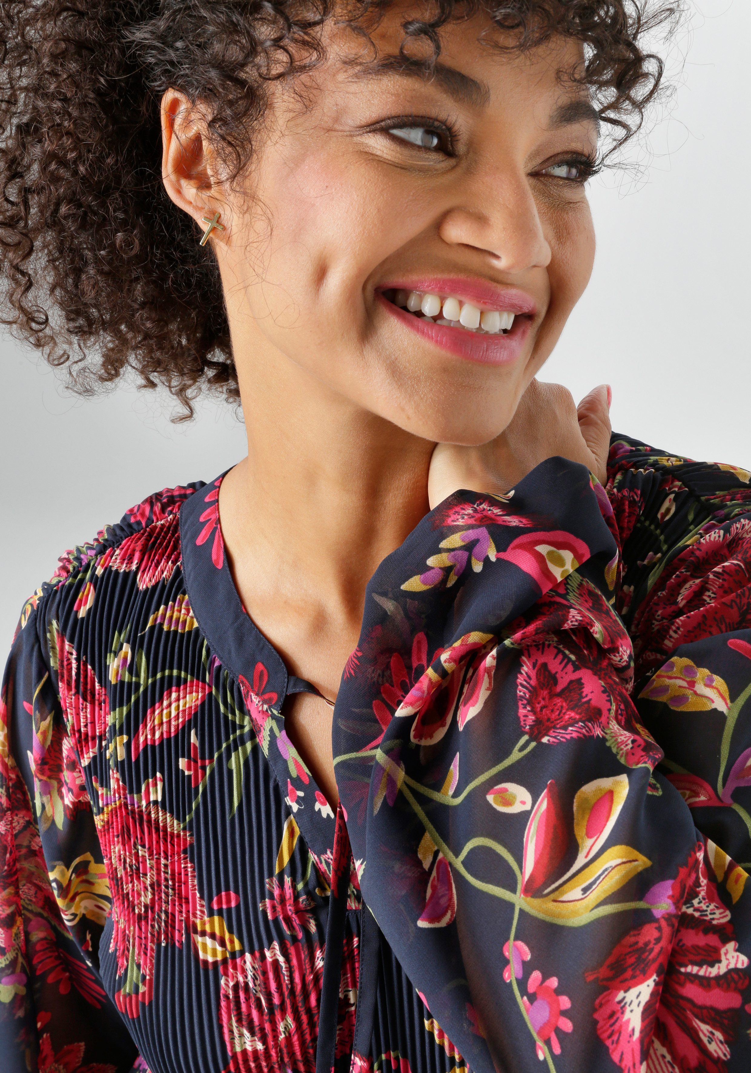 Aniston PLUS Zomerjurk all-over print - nieuwe collectie