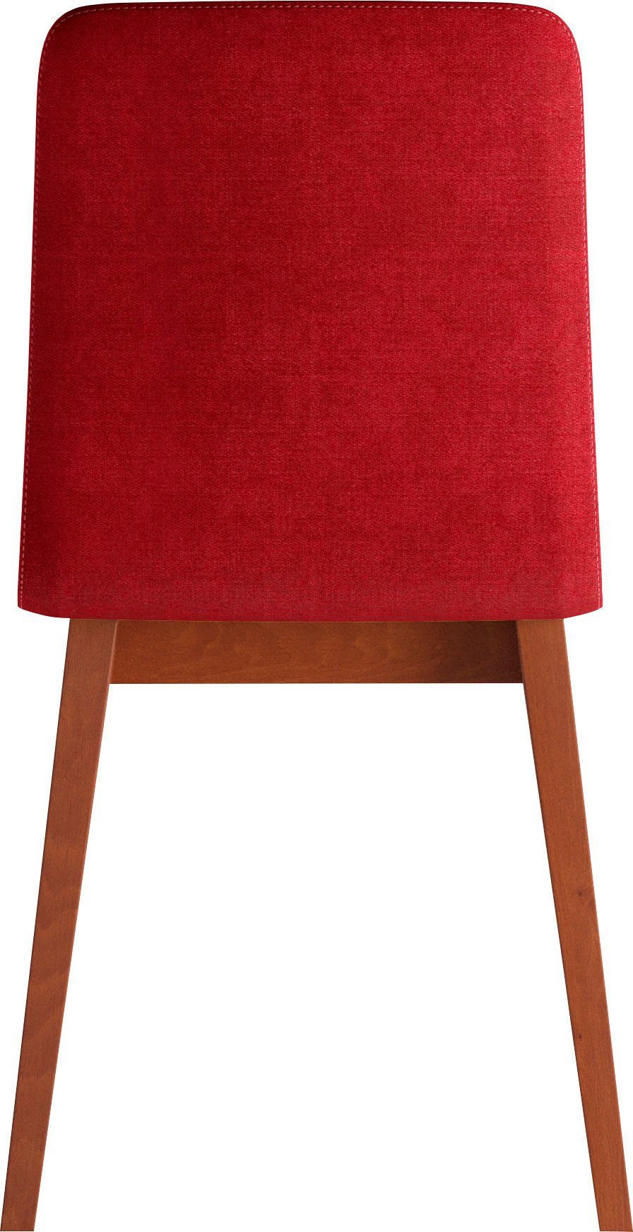 INOSIGN Stoel Sandy met verschillende stoelpootkleuren en kleurvarianten, zithoogte 47 cm (2 stuks)