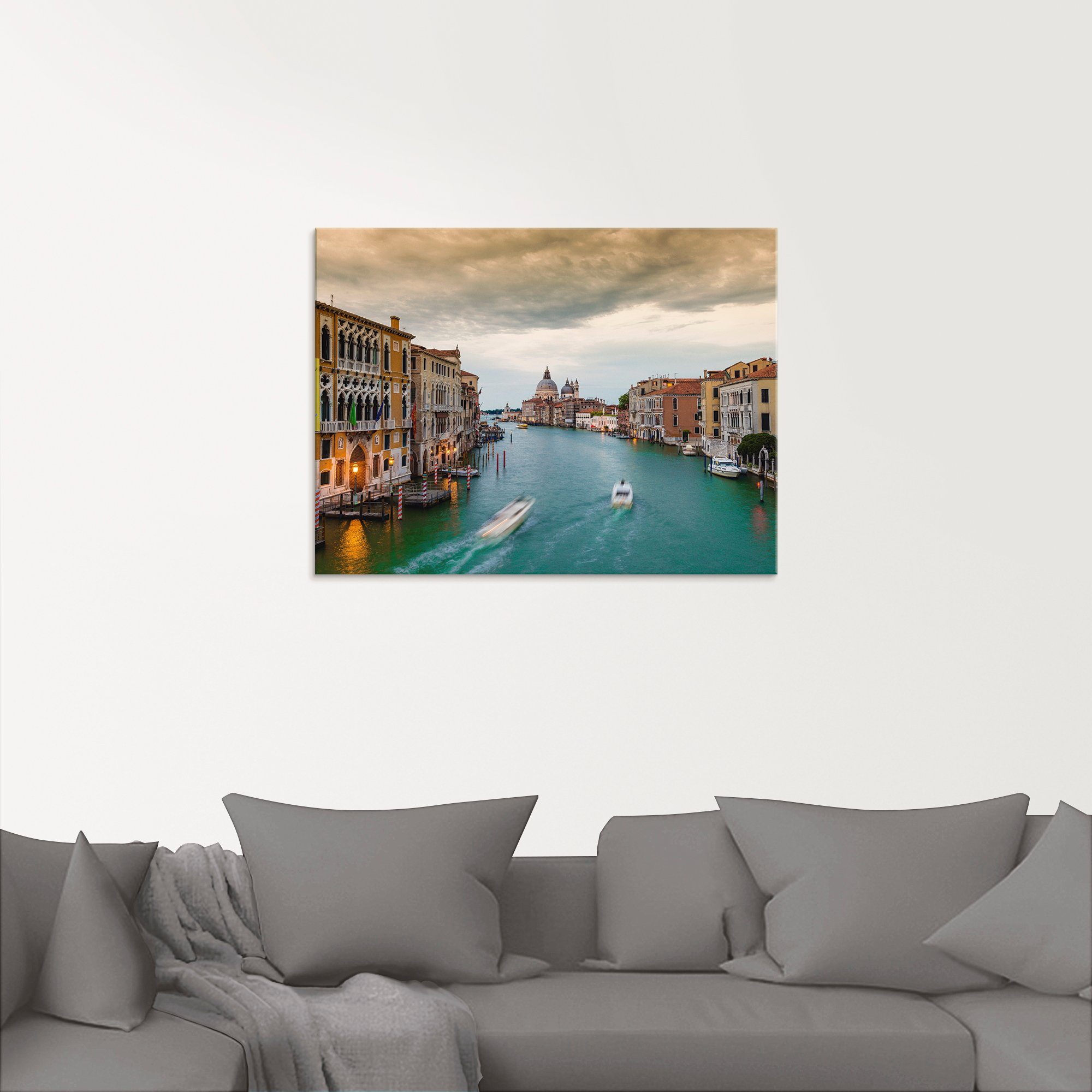 Artland Print op glas Venetië Canal Grande II