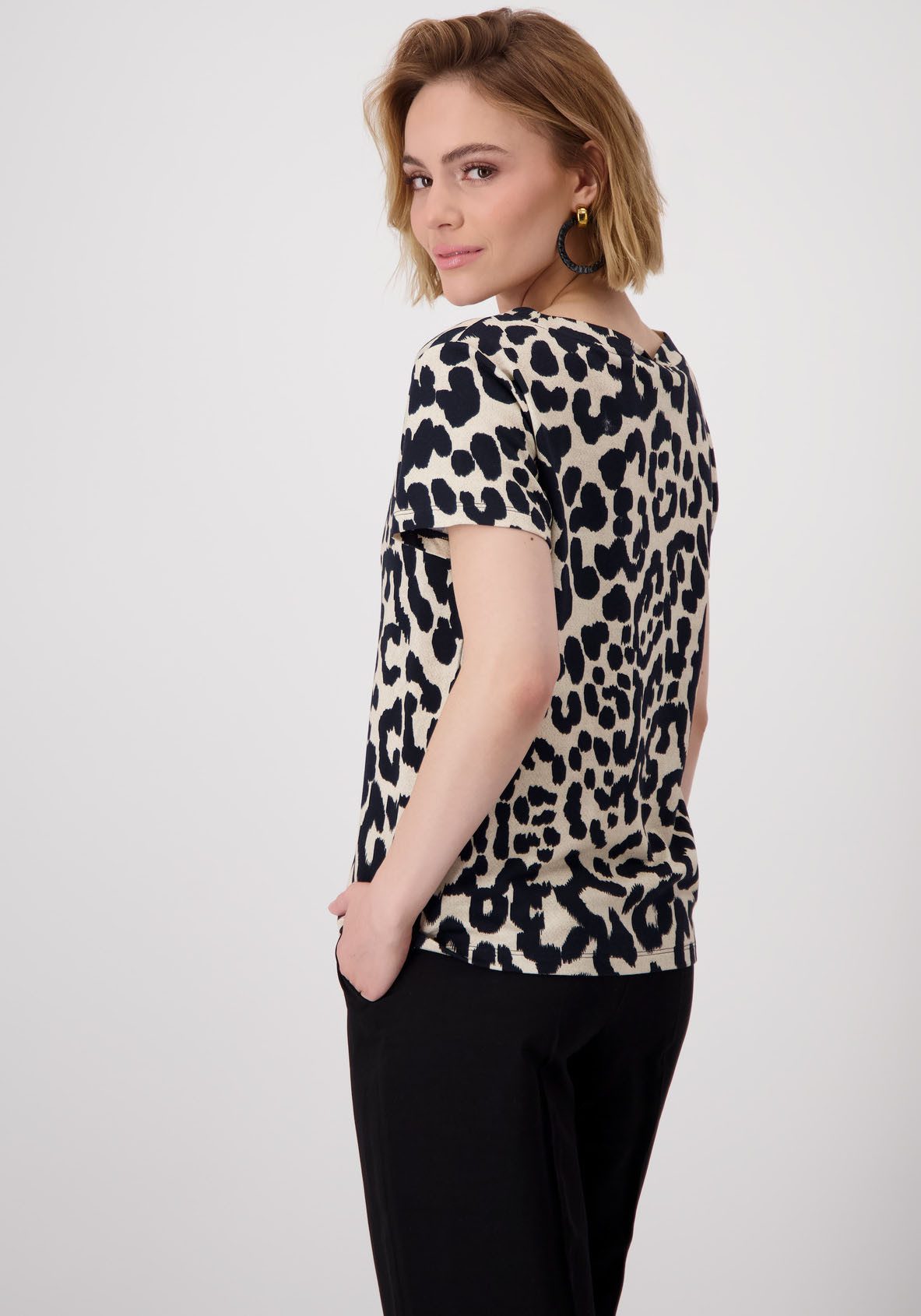 Monari T-shirt Shirt leo allover