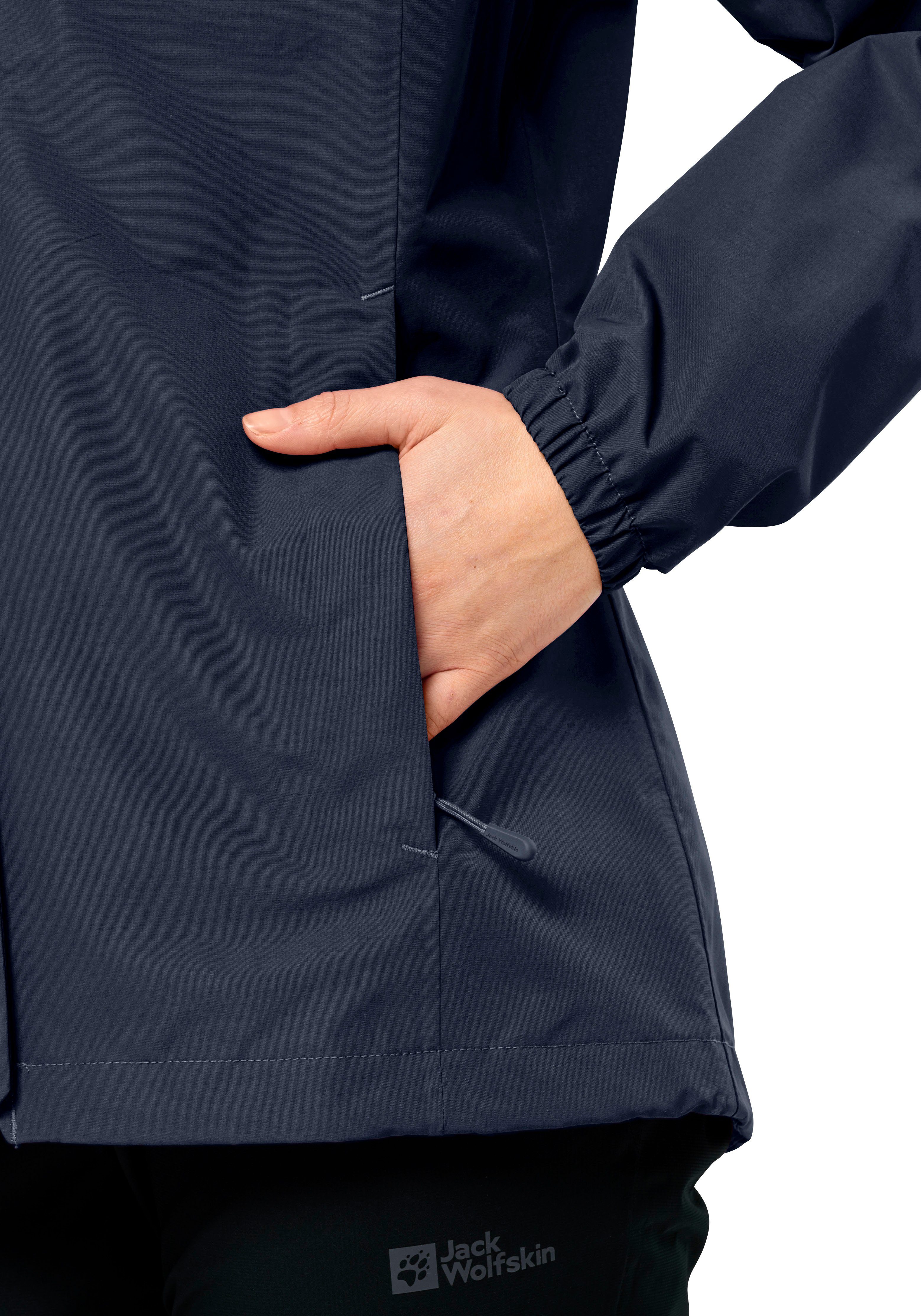 Jack Wolfskin Functioneel jack STORMY POINT 2L JKT W Waterdicht, winddicht, overgangsjas