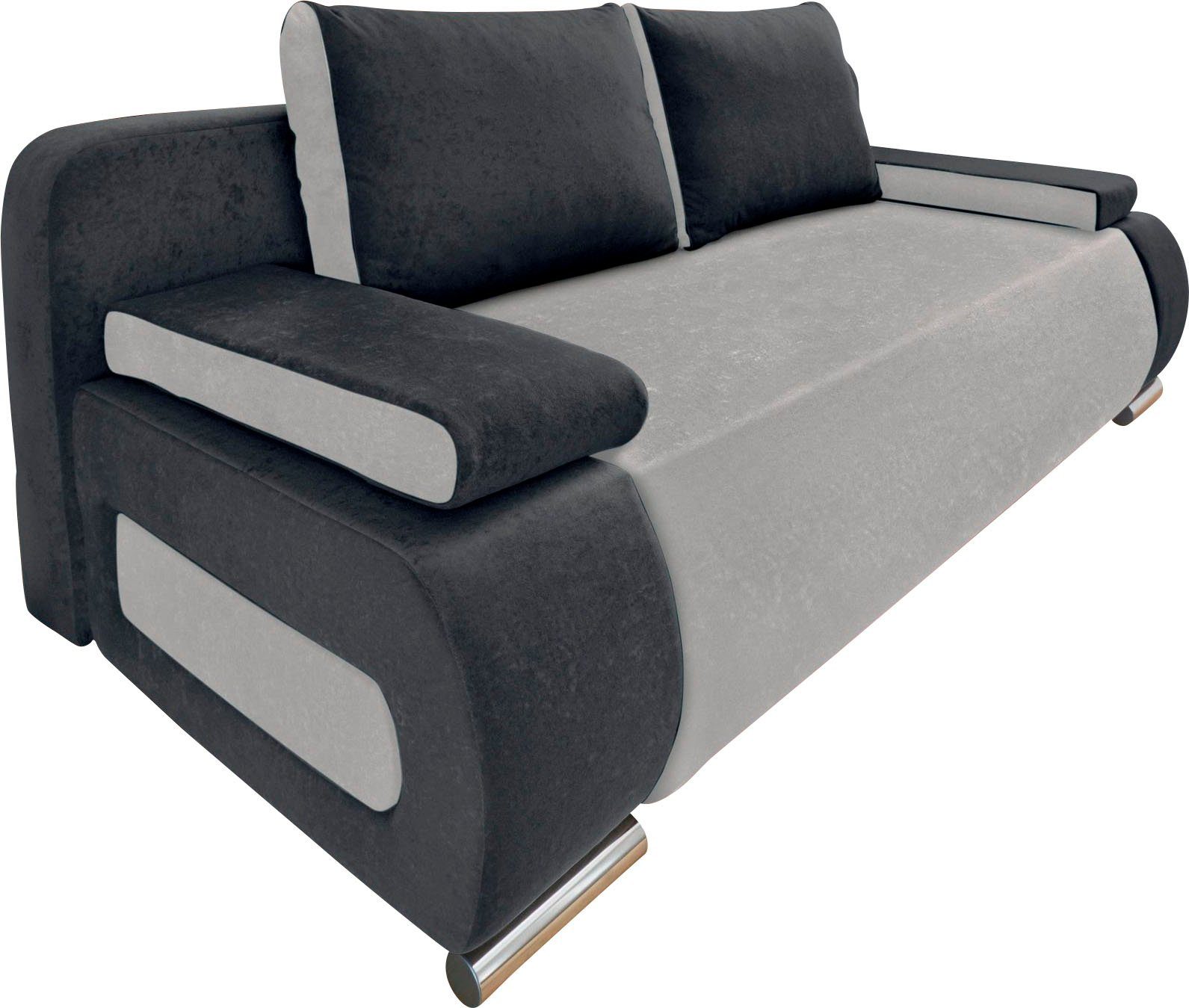 COLLECTION AB Slaapbank Moritz met slaapbank functie en bedbox, comfortabele binnenvering