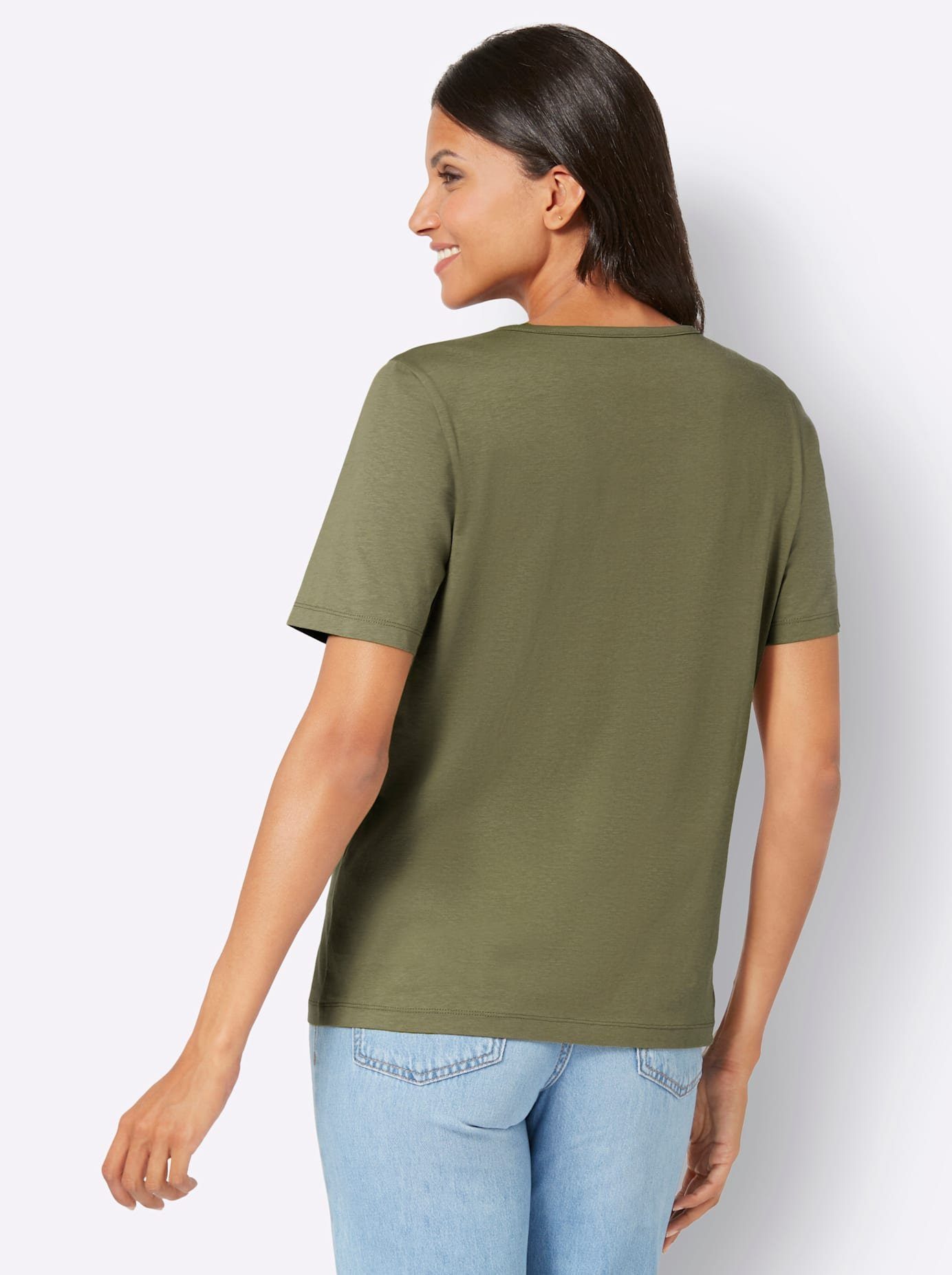 Classic Basics Shirt met korte mouwen Shirt met ronde hals (1-delig)