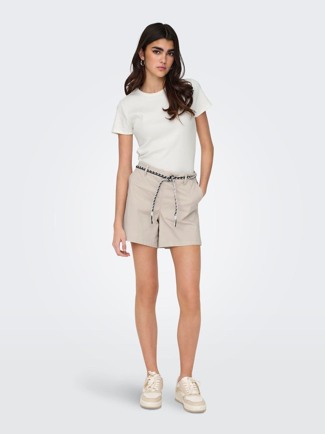 JDY Shirt met ronde hals JDYSOLAR S/S O NECK TOP JRS NOOS