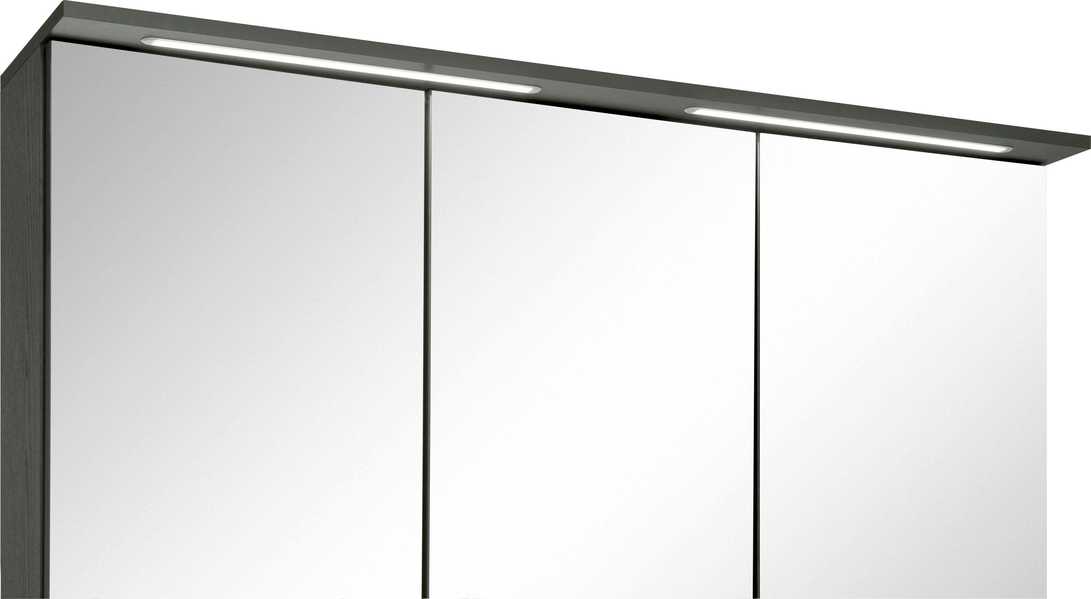 welltime Badkamerserie Lucca Dubbele wastafel, breedte 120 cm (2-delig)