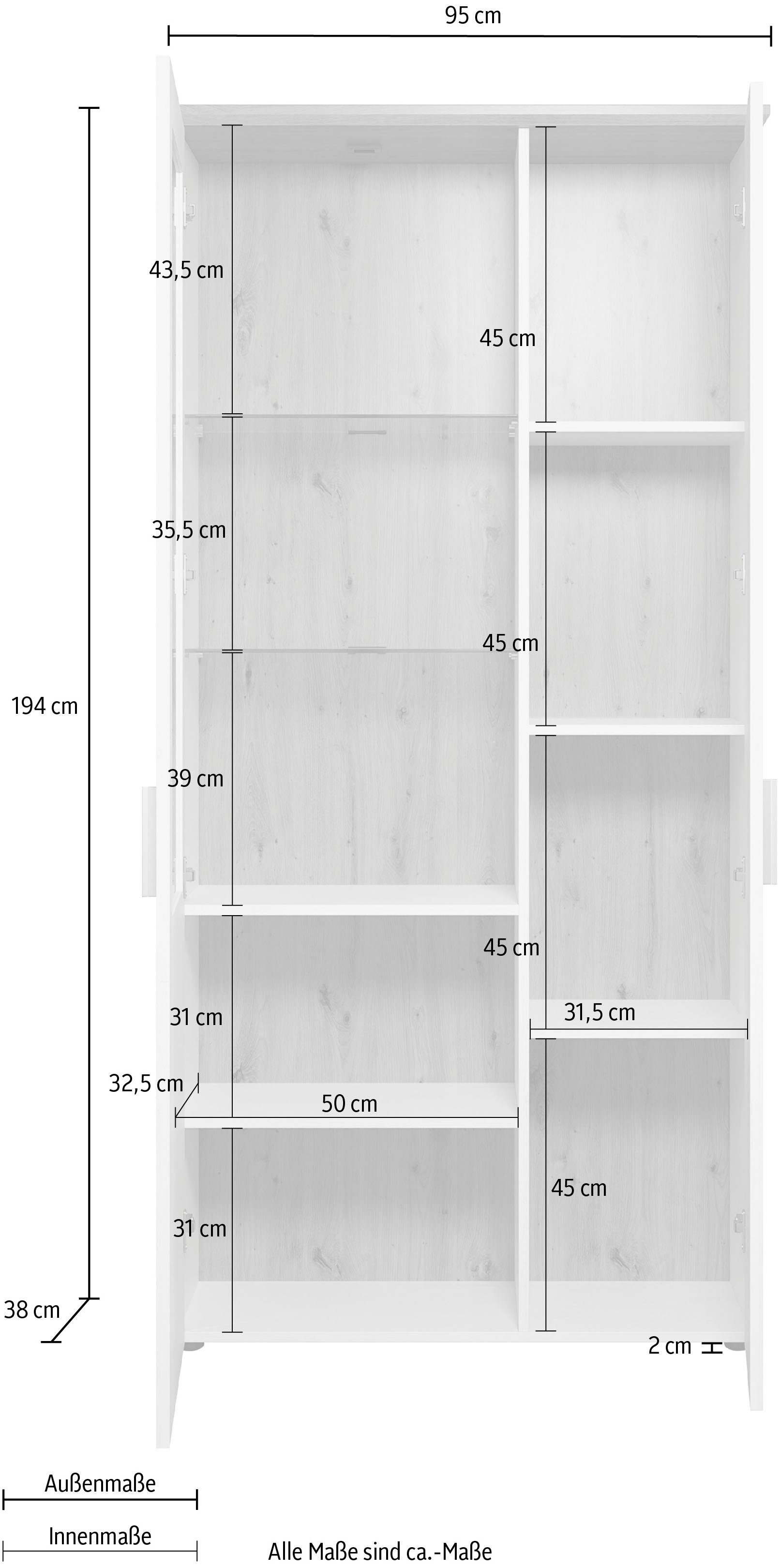 Home affaire Vitrinekast Nybro