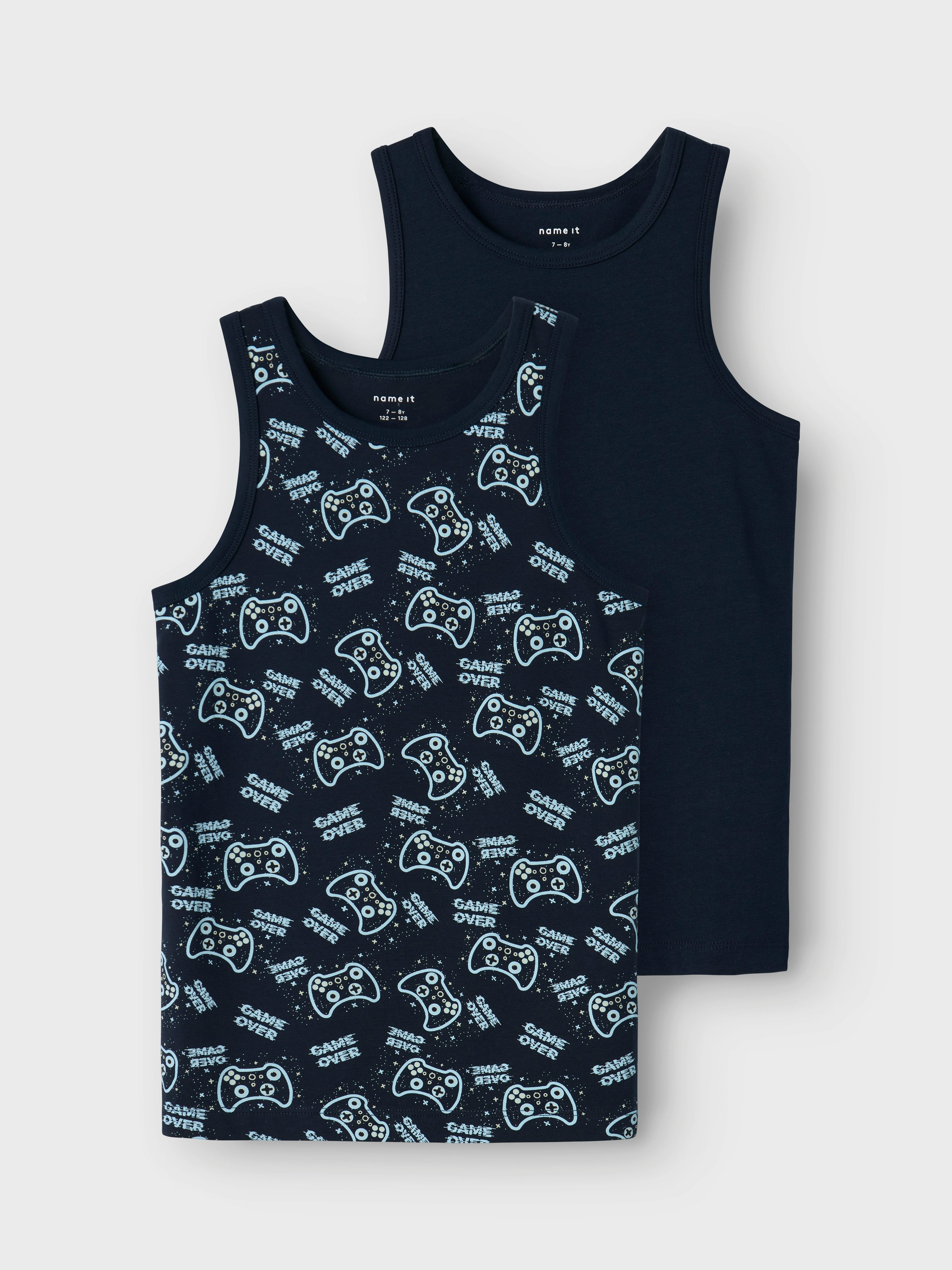 Name It Hemd NKMTANK TOP 2P SAPPHIRE GAME NOOS (set, 2 stuks)